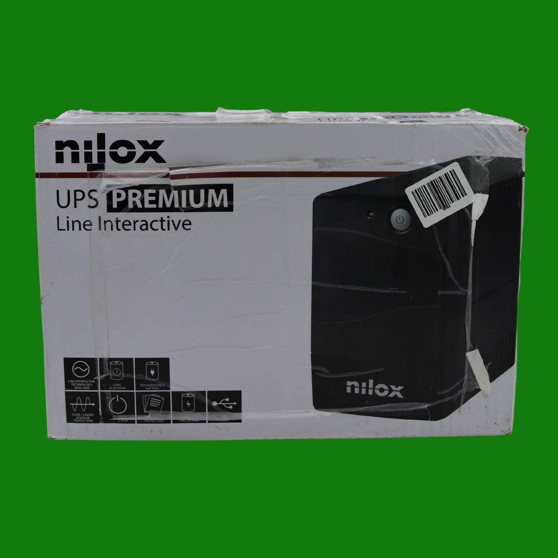 Nilox Premium Line Interactive 1200 SAI Línea Interactiva 1200VA 840W