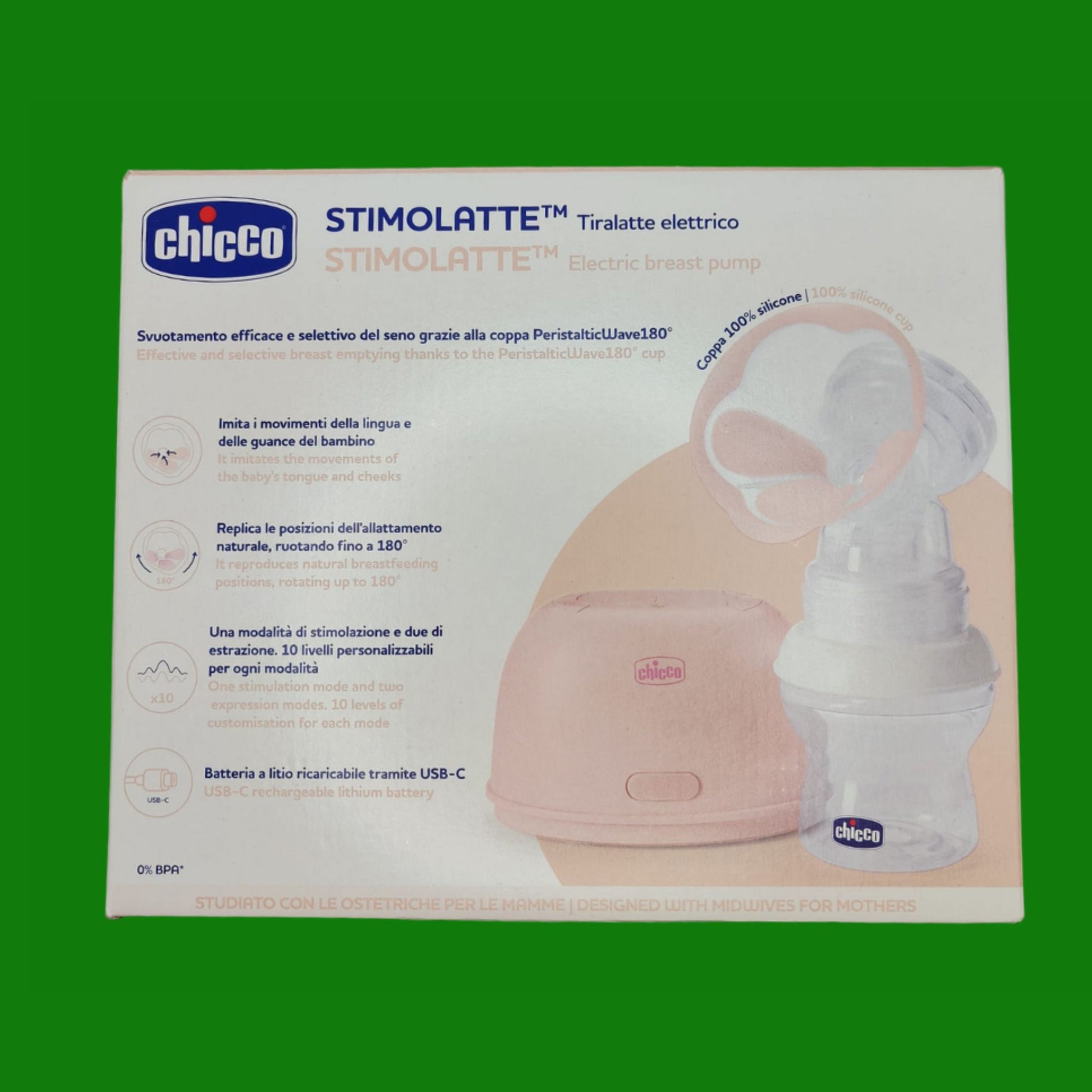 CHICCO Tiralatte Elettrico Stimolatte