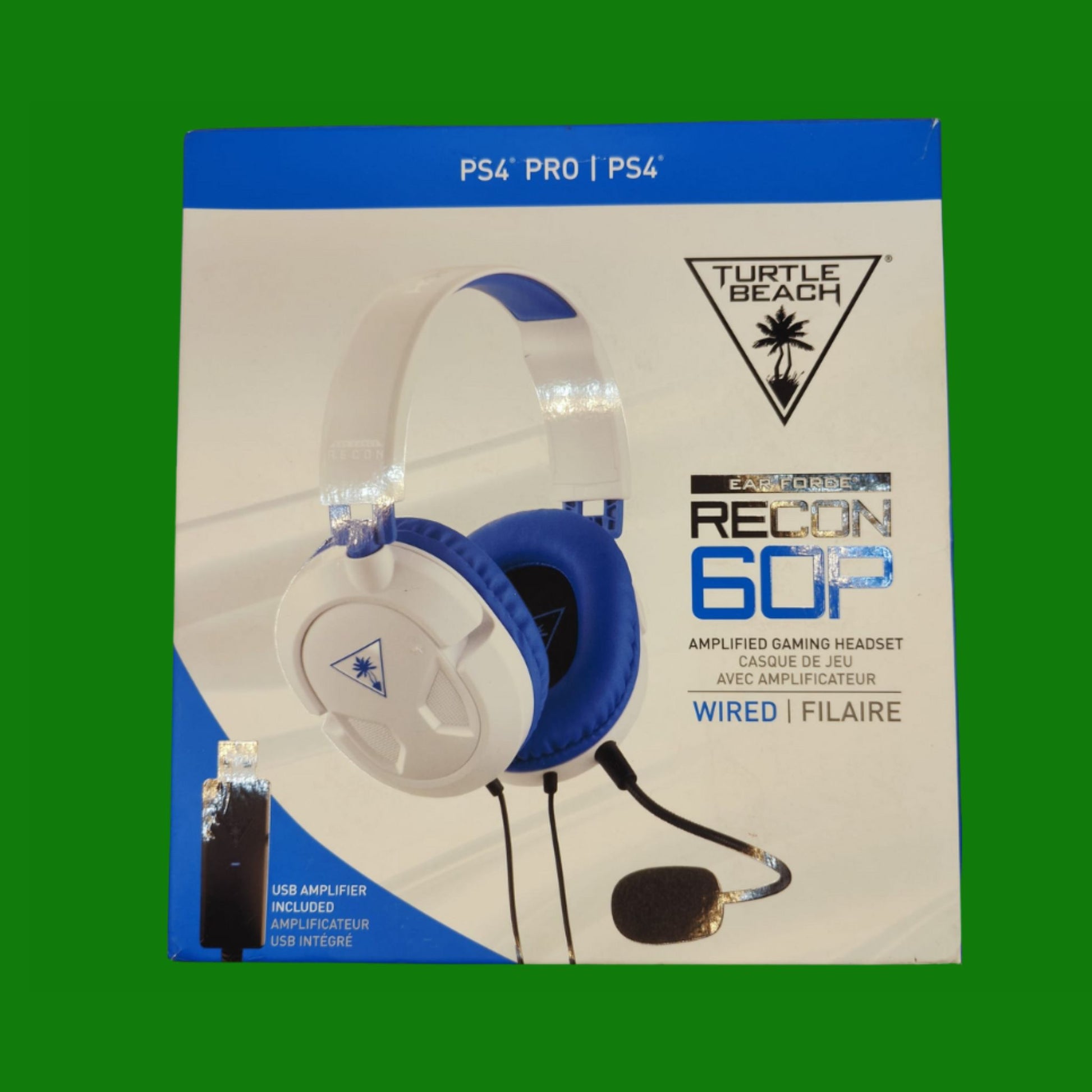 Turtle Beach Recon 60P Cuffie di Gioco, Bianco - PS4 Pro/PS4