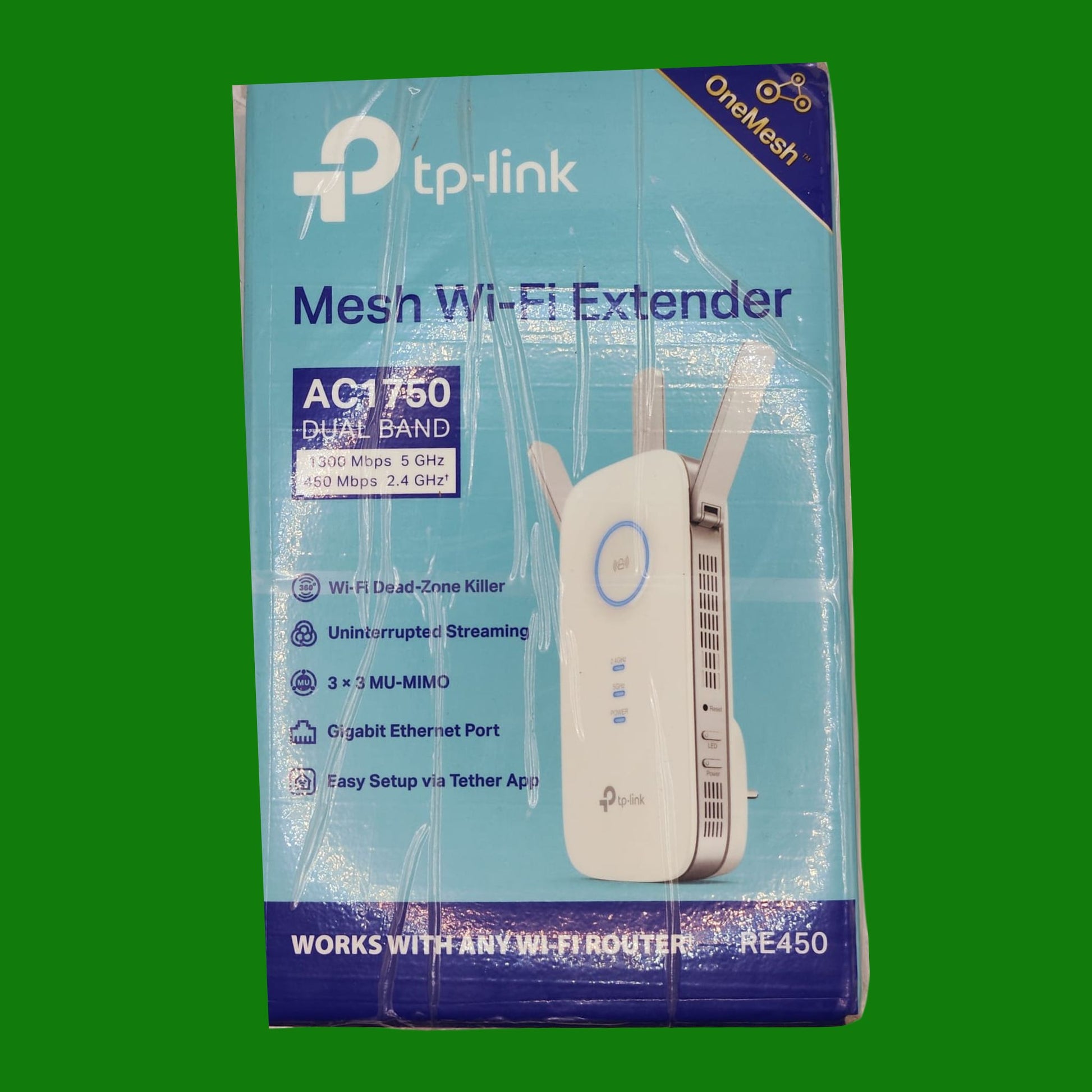 TP-Link RE450 Ripetitore Wireless, Velocità Dual Band AC1750Mbps, WiFi Extender e Access Point, Compatibile con Modem Router
