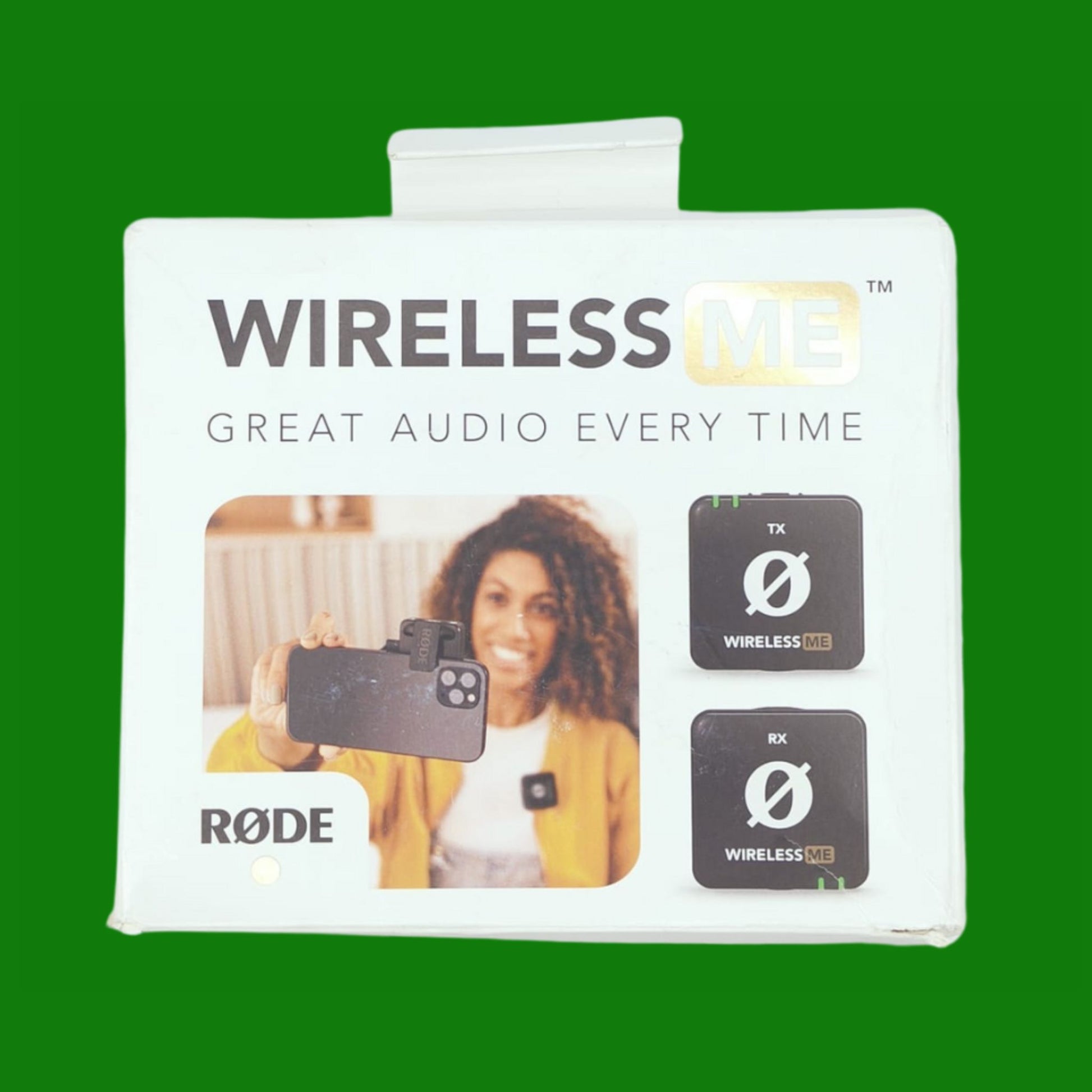 RØDE Wireless ME Sistema di Microfono Wireless Ultra-compatto con Microfoni Incorporati, Tecnologia GainAssist e Portata di 100m