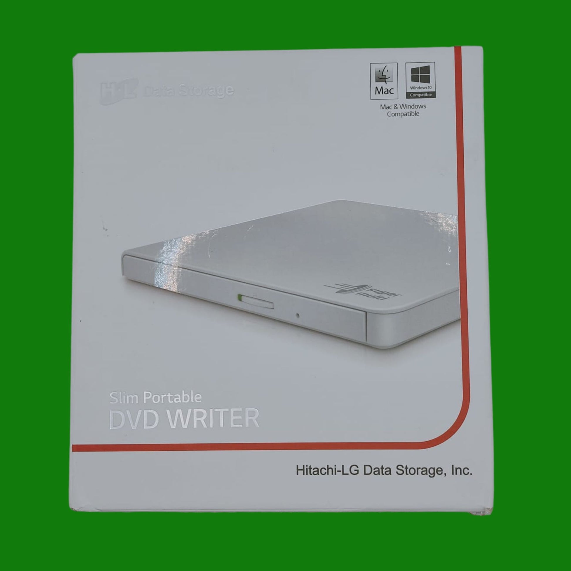 Hitachi-LG GP57EW40 Masterizzatore esterno DVD USB 2.0 portatile sottile DVD-RW CD ROM Rewriter