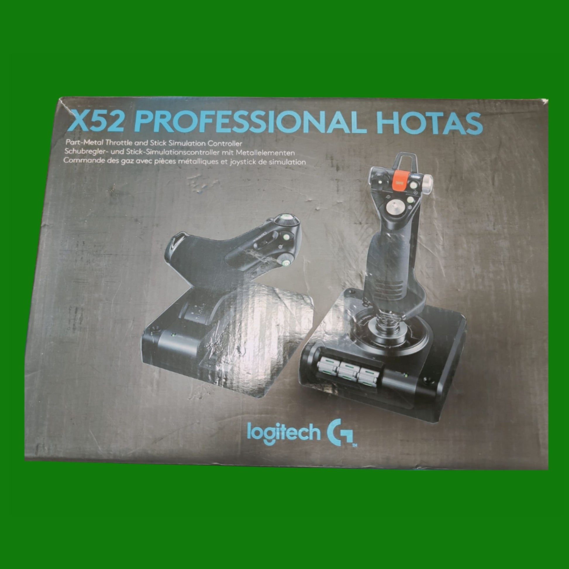 Logitech G Saitek X52 Pro Flight Control System, Controller di Simulazione con Acceleratore, ?Joystick X52