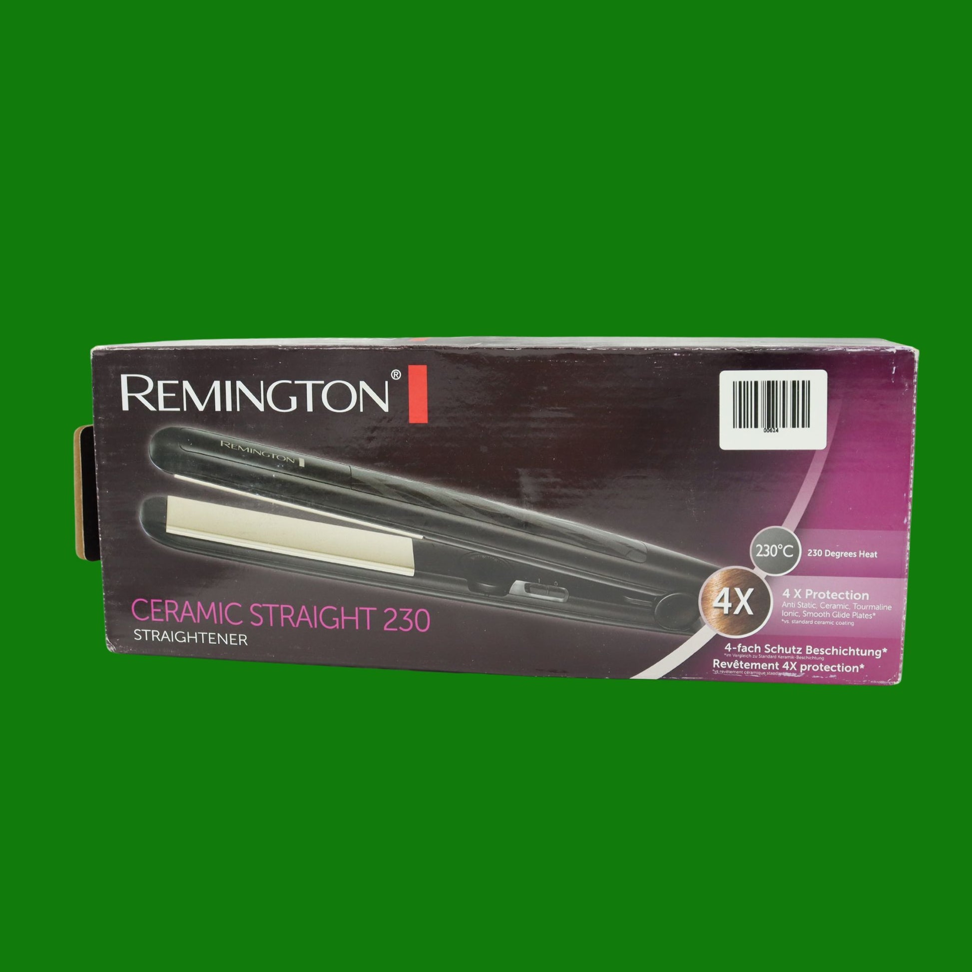 Remington Piastra per capelli Ceramic Straight - 4 Protezioni - Rivestimento antistatico in tormalina ceramica