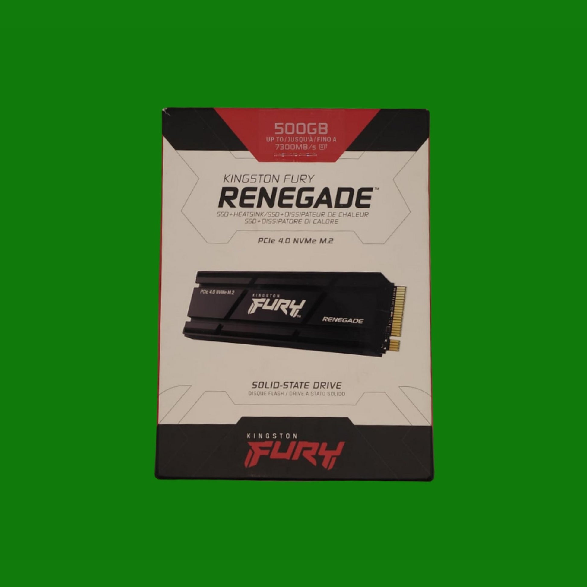 Kingston FURY Renegade PCIe 4.0 NVMe M.2 SSD Adattiper gamer, appassionati e power user - SFYRS/500G