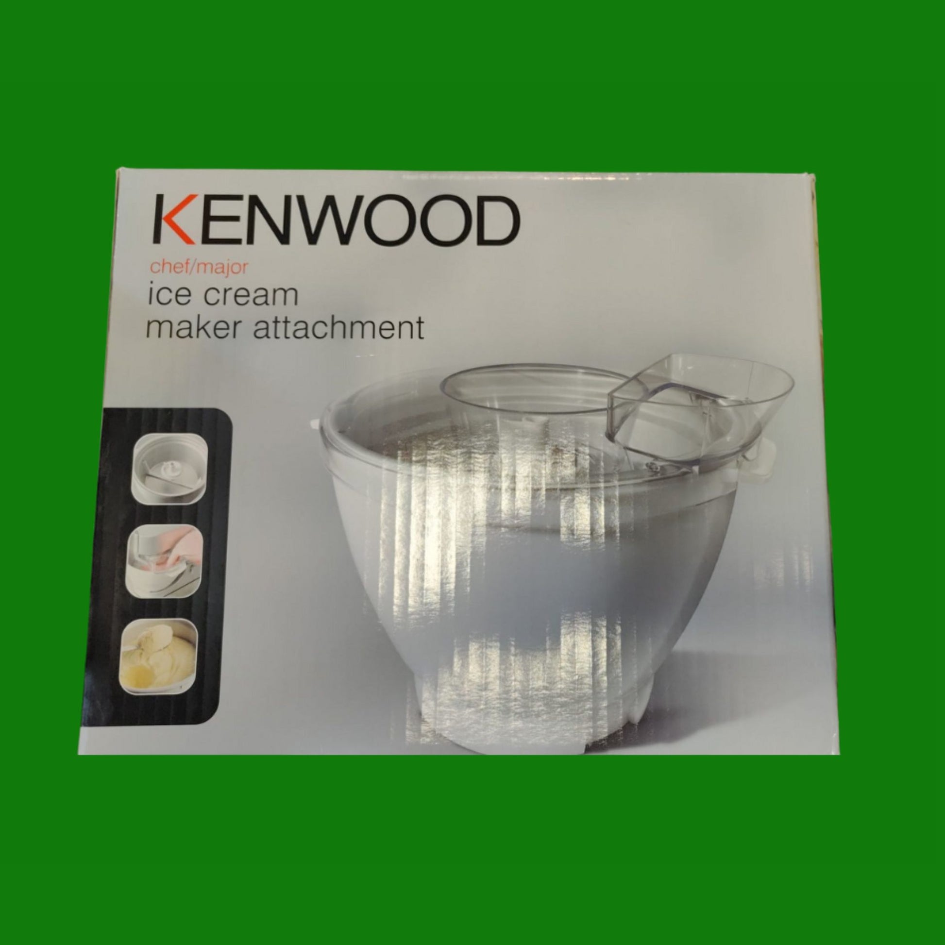 Kenwood AT956A Sorbettiera, Accessorio Gelatiera per Impastatrice Planetaria con Ciotola da 4.6 L