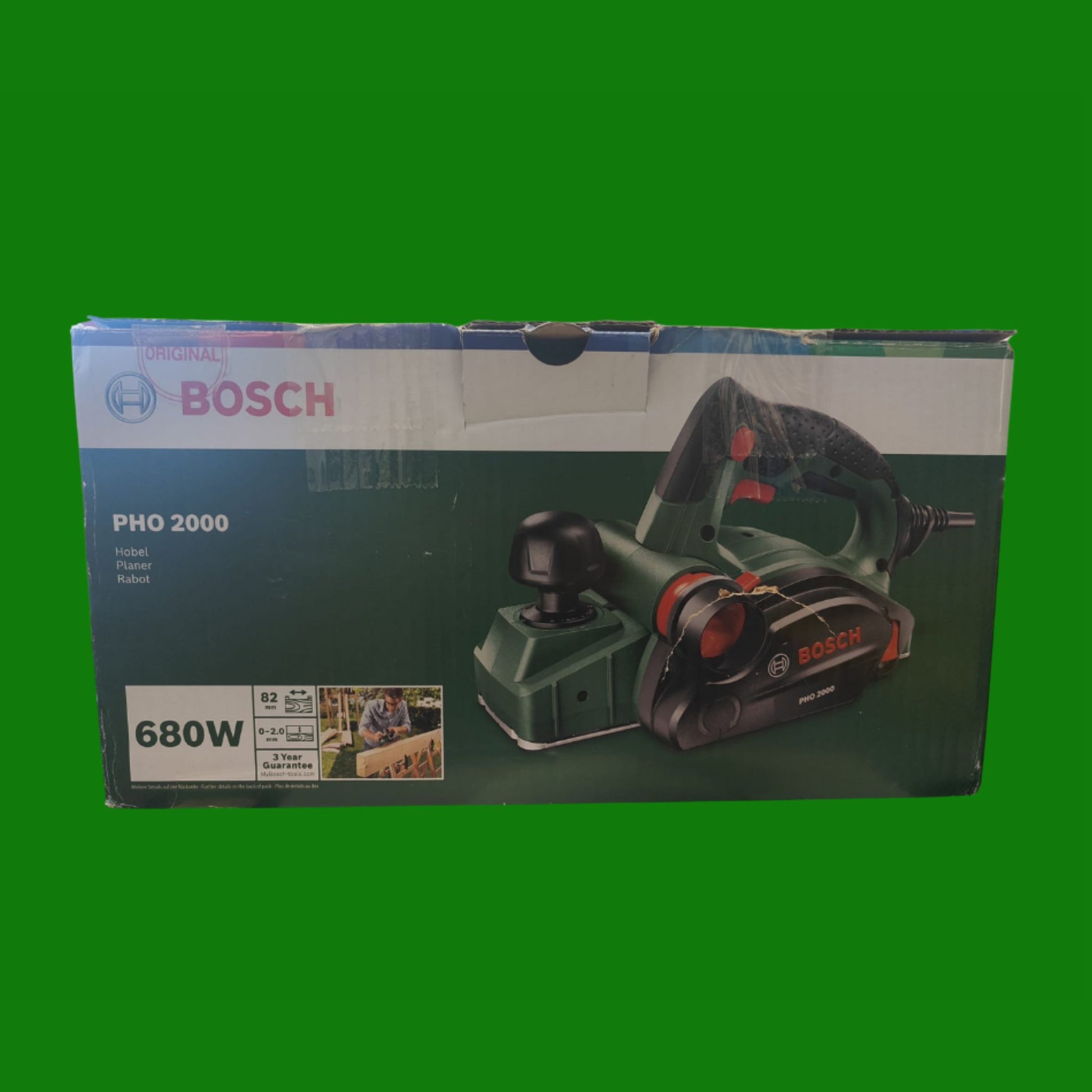 Bosch Home and Garden Pialletto, PHO 2000, 680 W, Verde + Lama per Pialletto in Metallo Duro, 82 mm