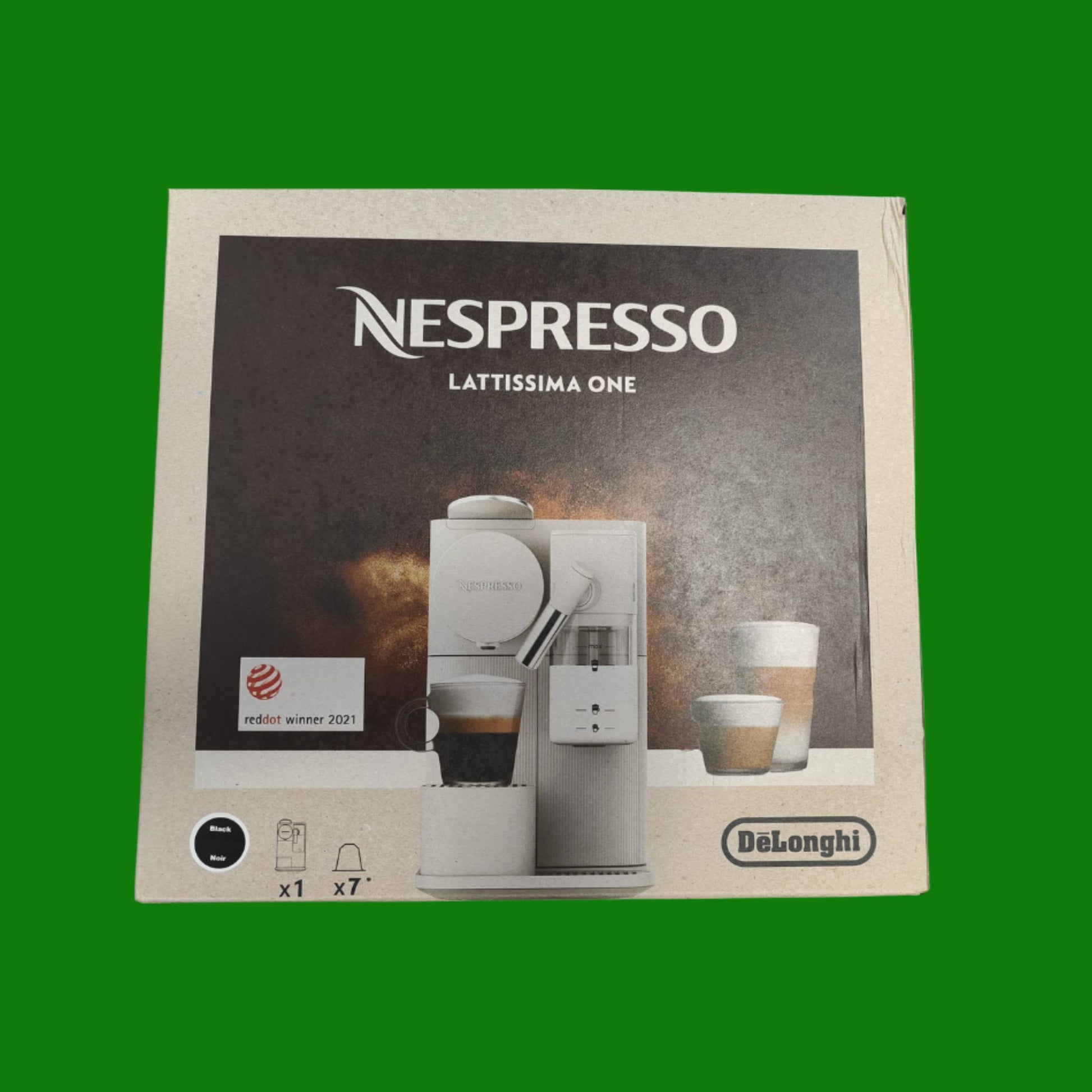 Nespresso Lattissima One EN510.B, Macchina da caffè di De'Longhi, Sistema Capsule Nespresso, Serbatoio acqua 1L, Nero