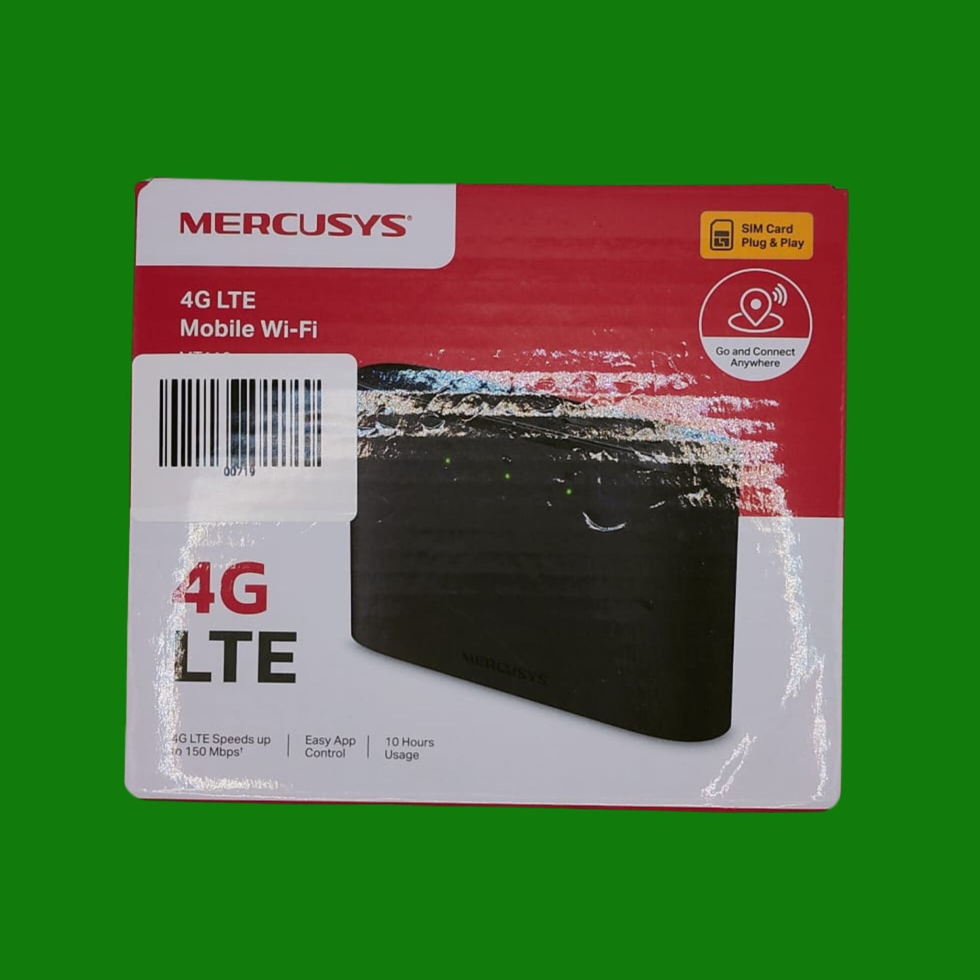 Mercusys TP-Link MT110 Mobile WiFi Router 4G LTE Cat4, Saponetta WiFi