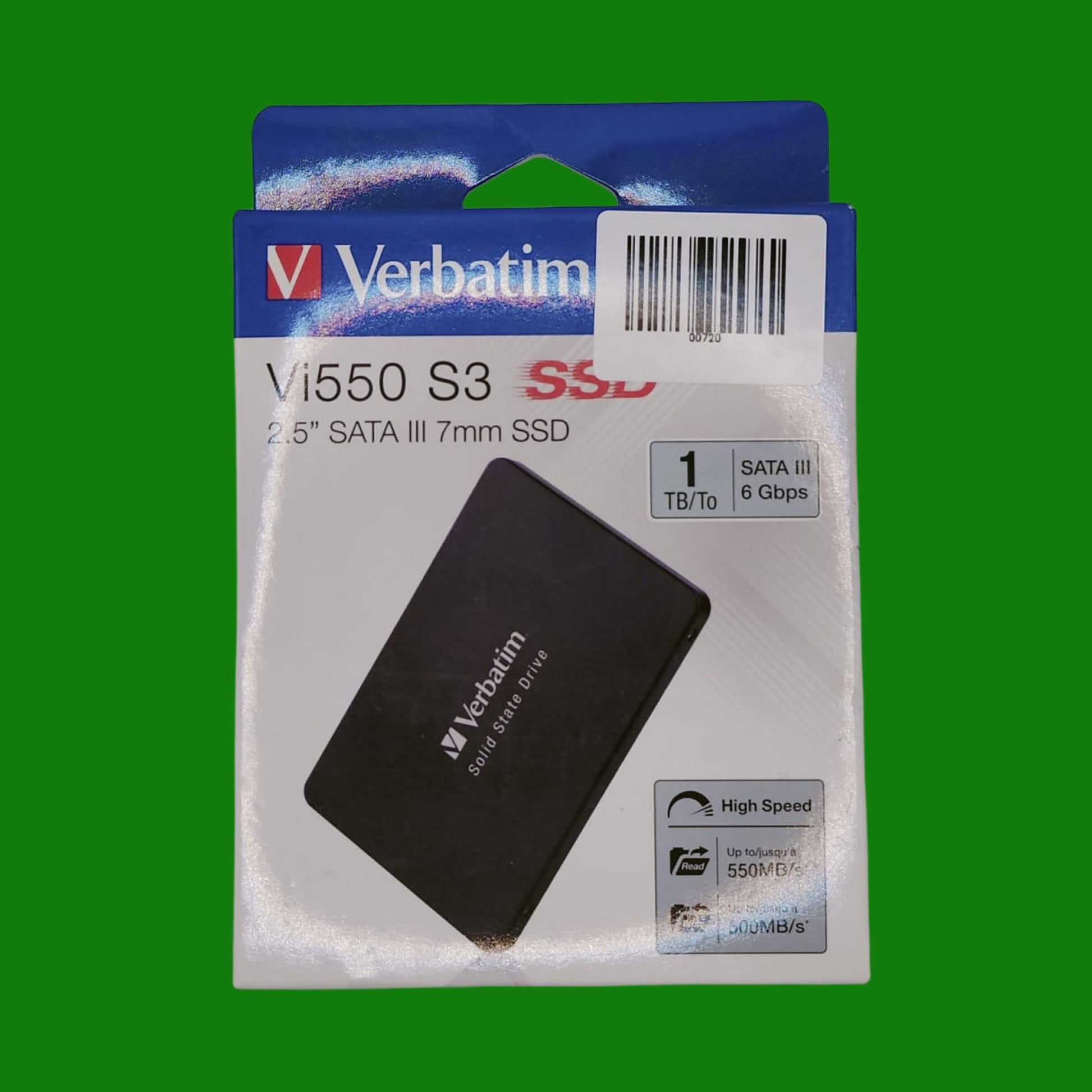 Verbatim SSD Vi550 S3 2,5" SATAIII 1TB Nero