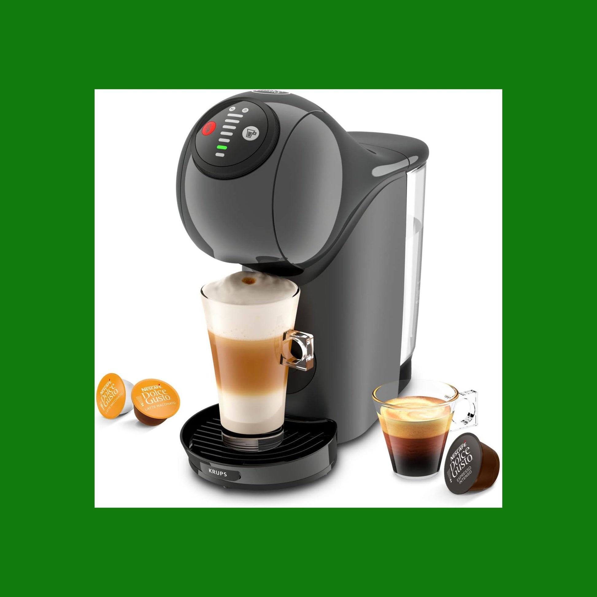 Krups NESCAFÉ DOLCE GUSTO Genio S by Macchina automatica per capsule di caffè, colore: antracit