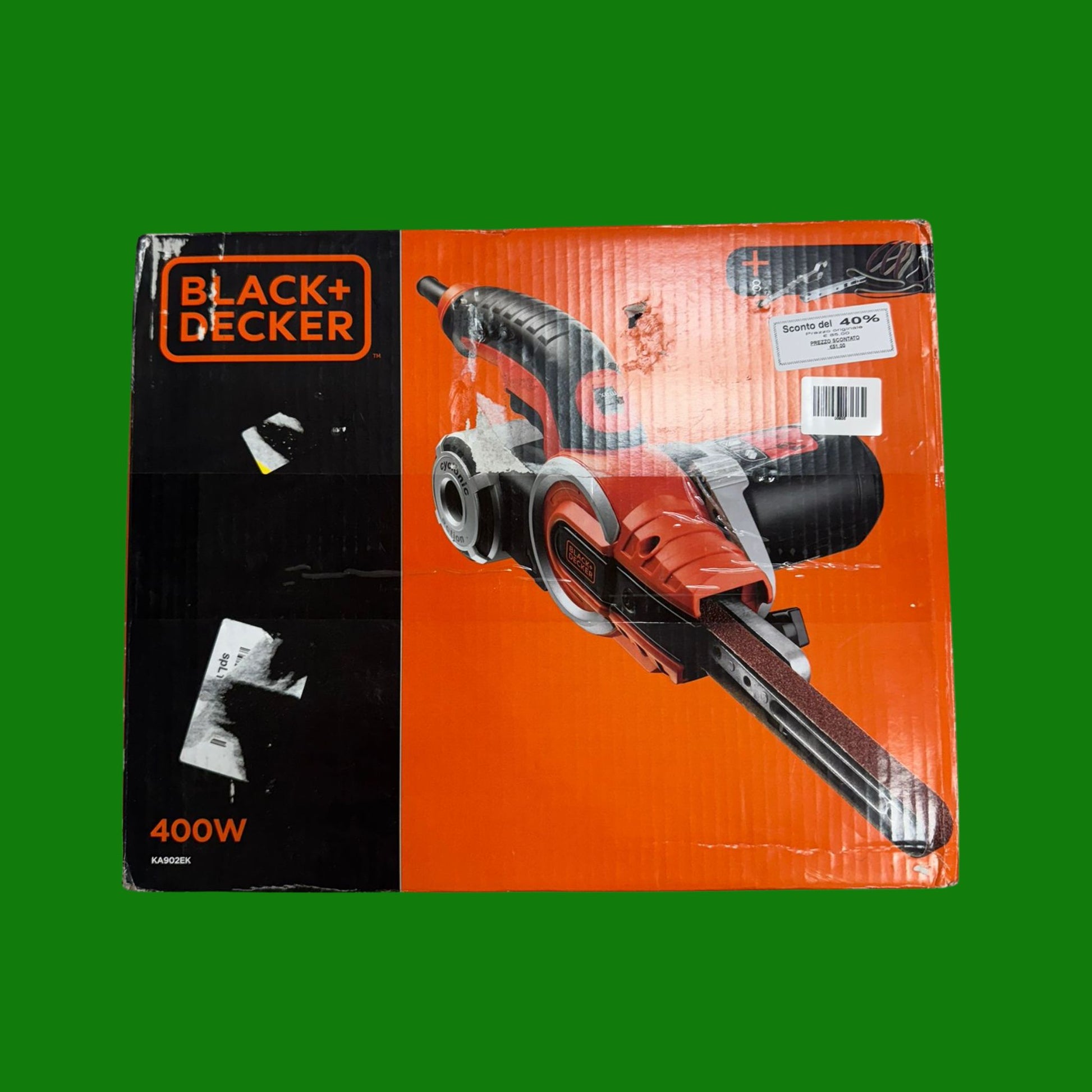 BLACK+DECKER, Lima Elettrica con 9 Accessori, Valigetta, 400 W