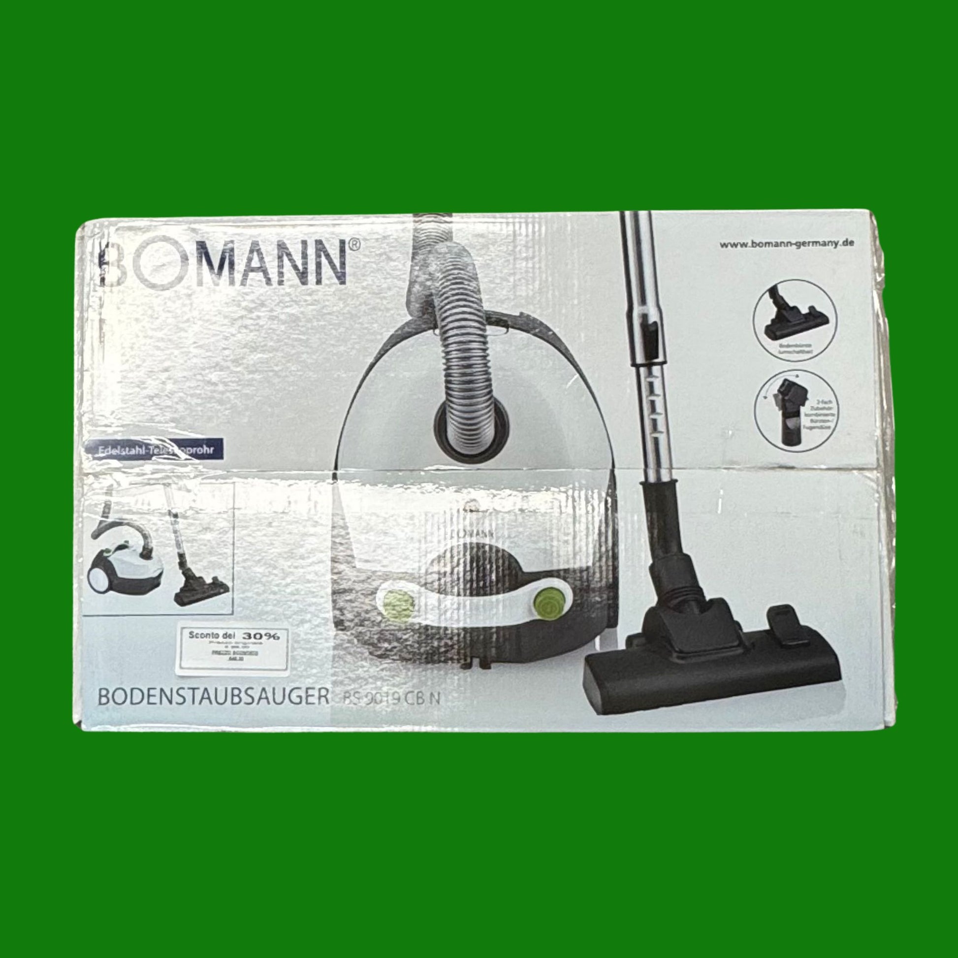 Bomann BS 9019 CB NILFISK ASPIRADOR 128390132 3,1 L 650 W