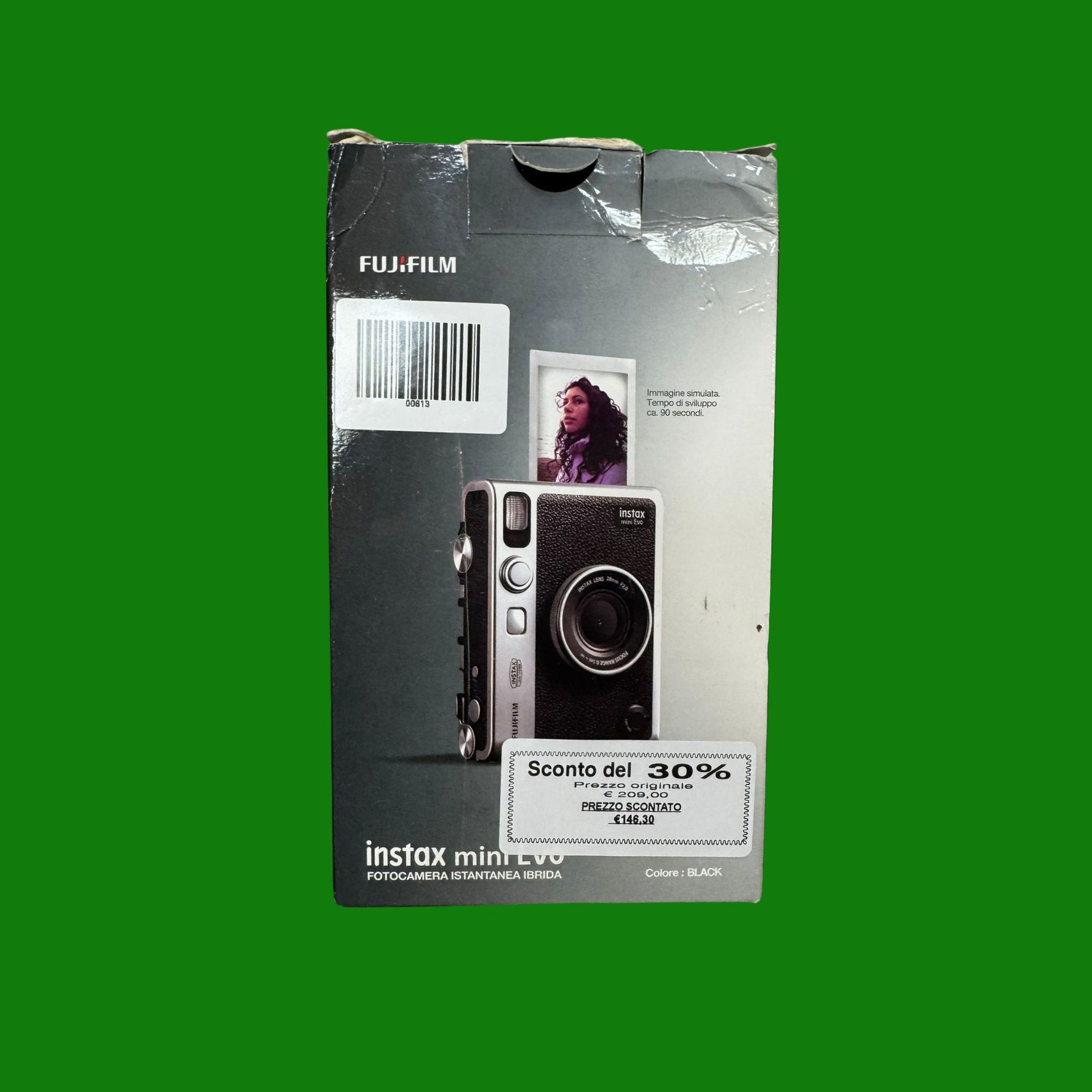 Fujifilm instax mini Evo Black- Fotocamera Ibrida a Sviluppo Istantaneo