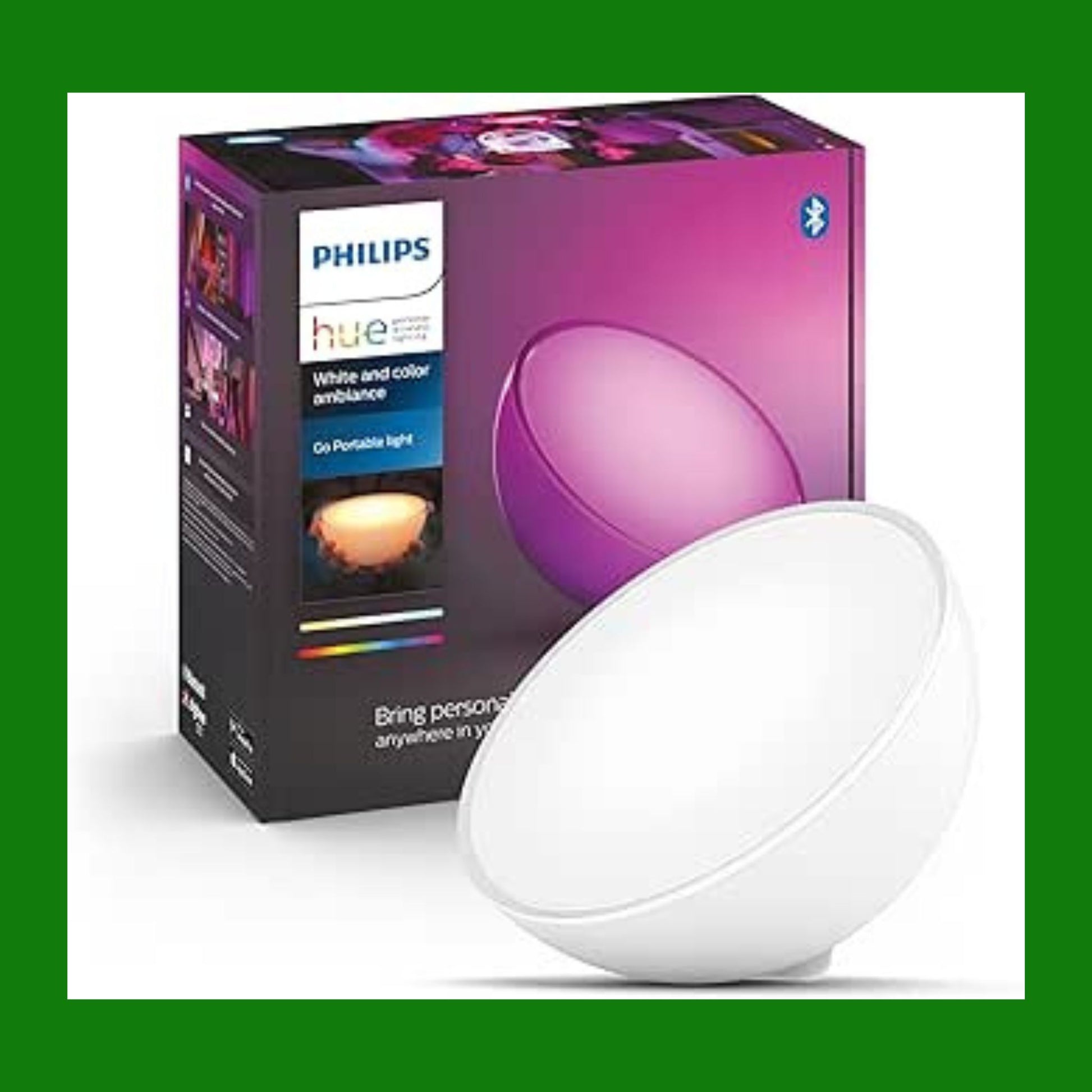 Philips Lighting Hue Go White and Color Ambiance, Lampada Portatile Connessa,