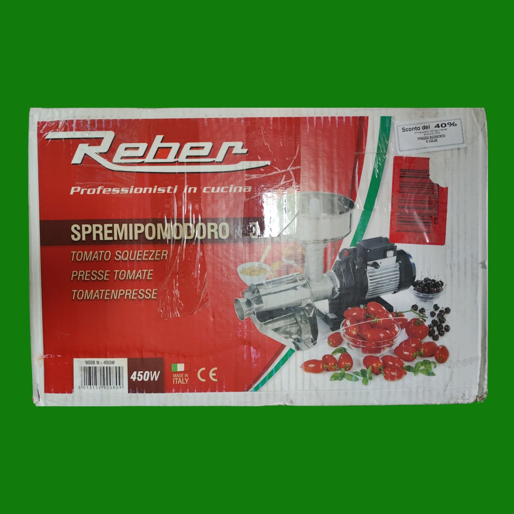 MOTORIDUTTORE CON SPREMIPOMODORO