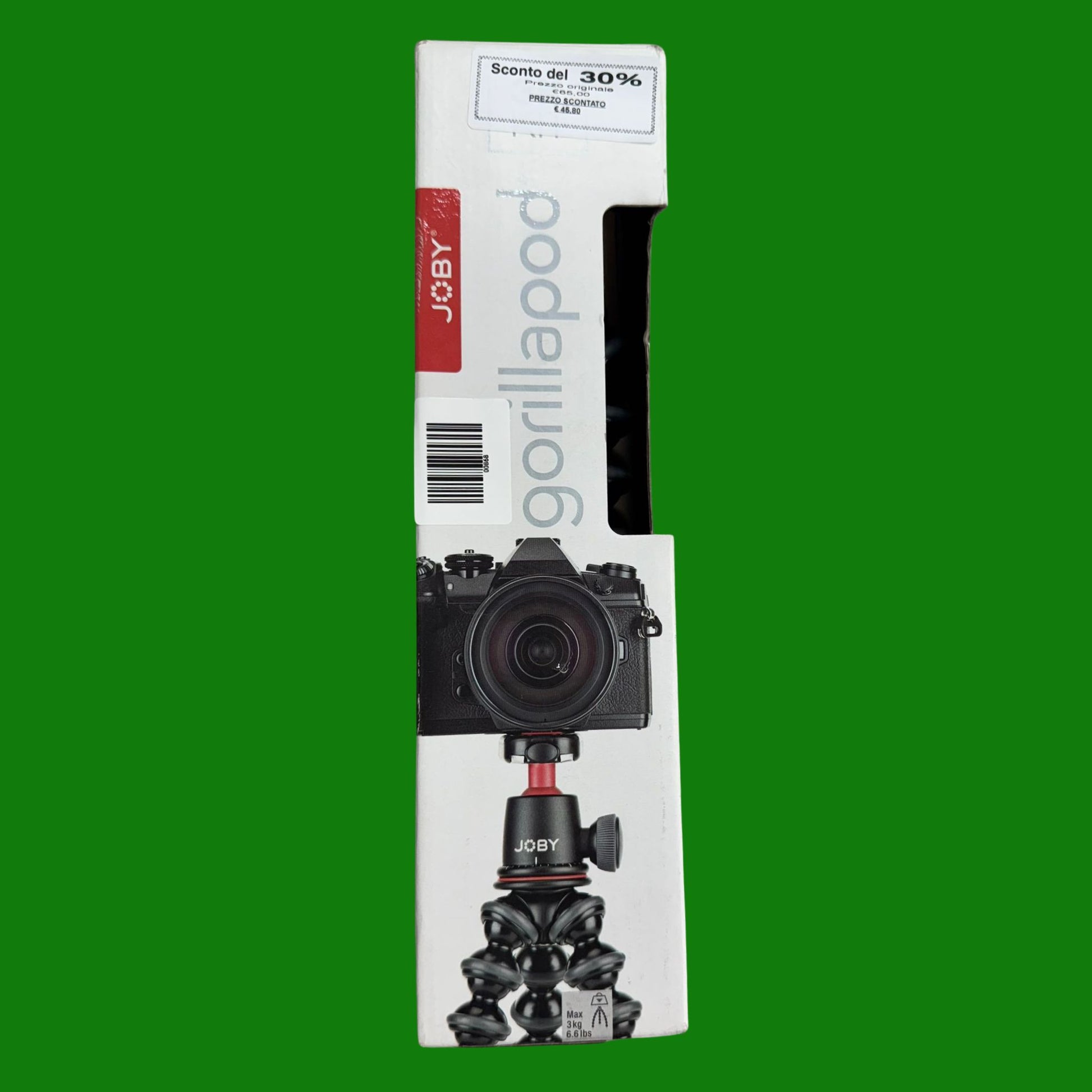 JOBY Kit GorillaPod 3K, Treppiede Leggero Flessibile con Testa a Sfera