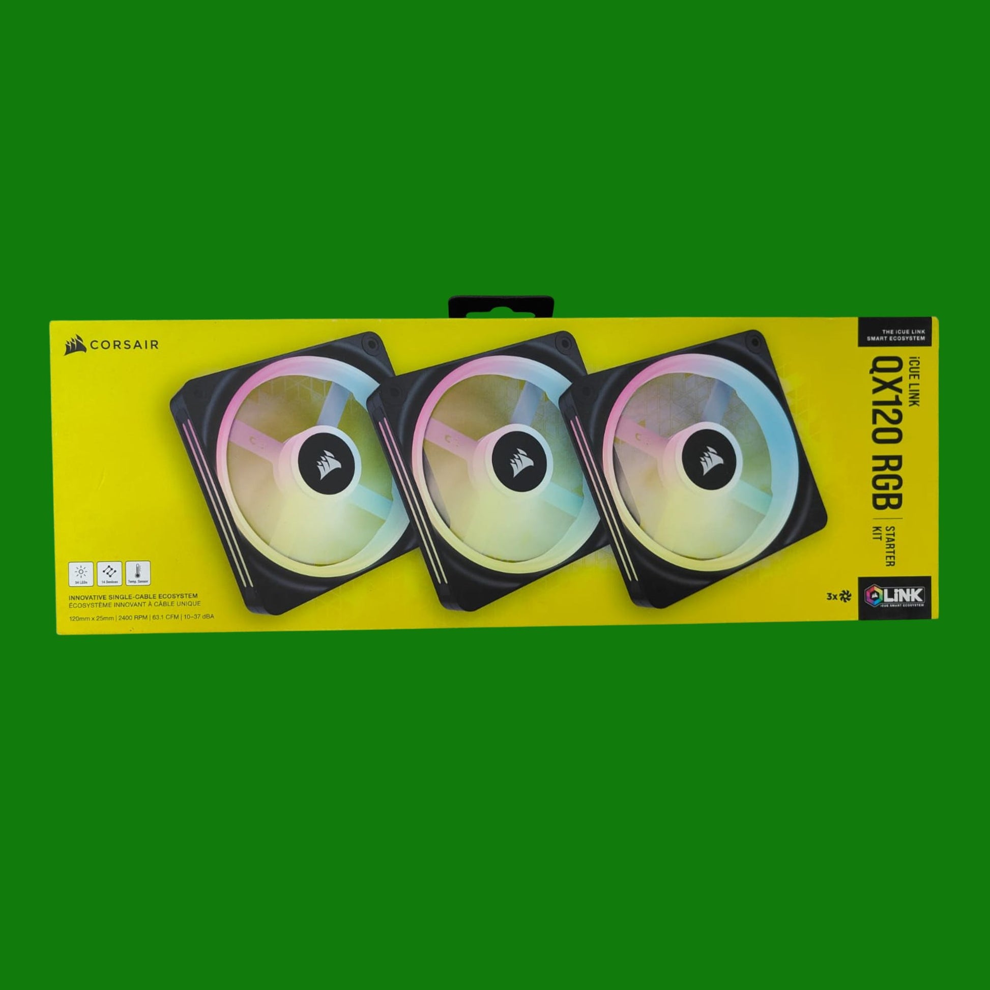 Corsair iCUE Link QX120 RGB Cupola Magnetica da 120 mm Ventole