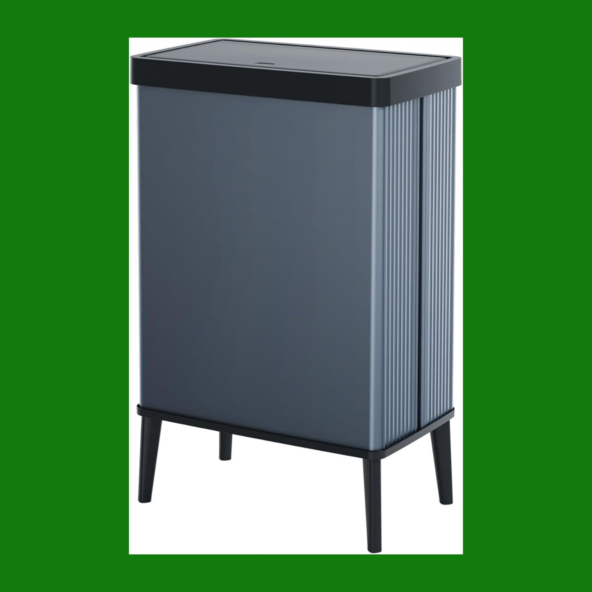 Curver Keter Verto, Pattumiera Raccolta Differenzata, Coperchio a Pressione, Doppio Scomparto Design Elegante