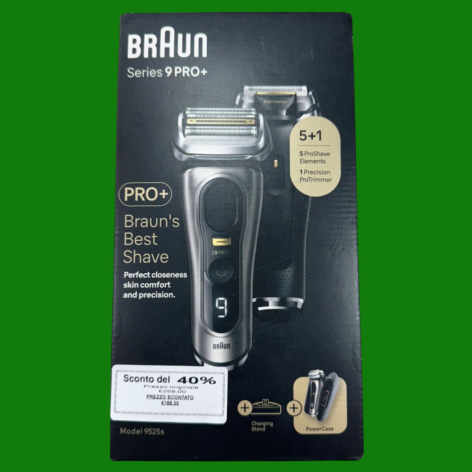 Braun Series 9 PRO +, Rasoio Elettrico Barba Rifinitore di precisione