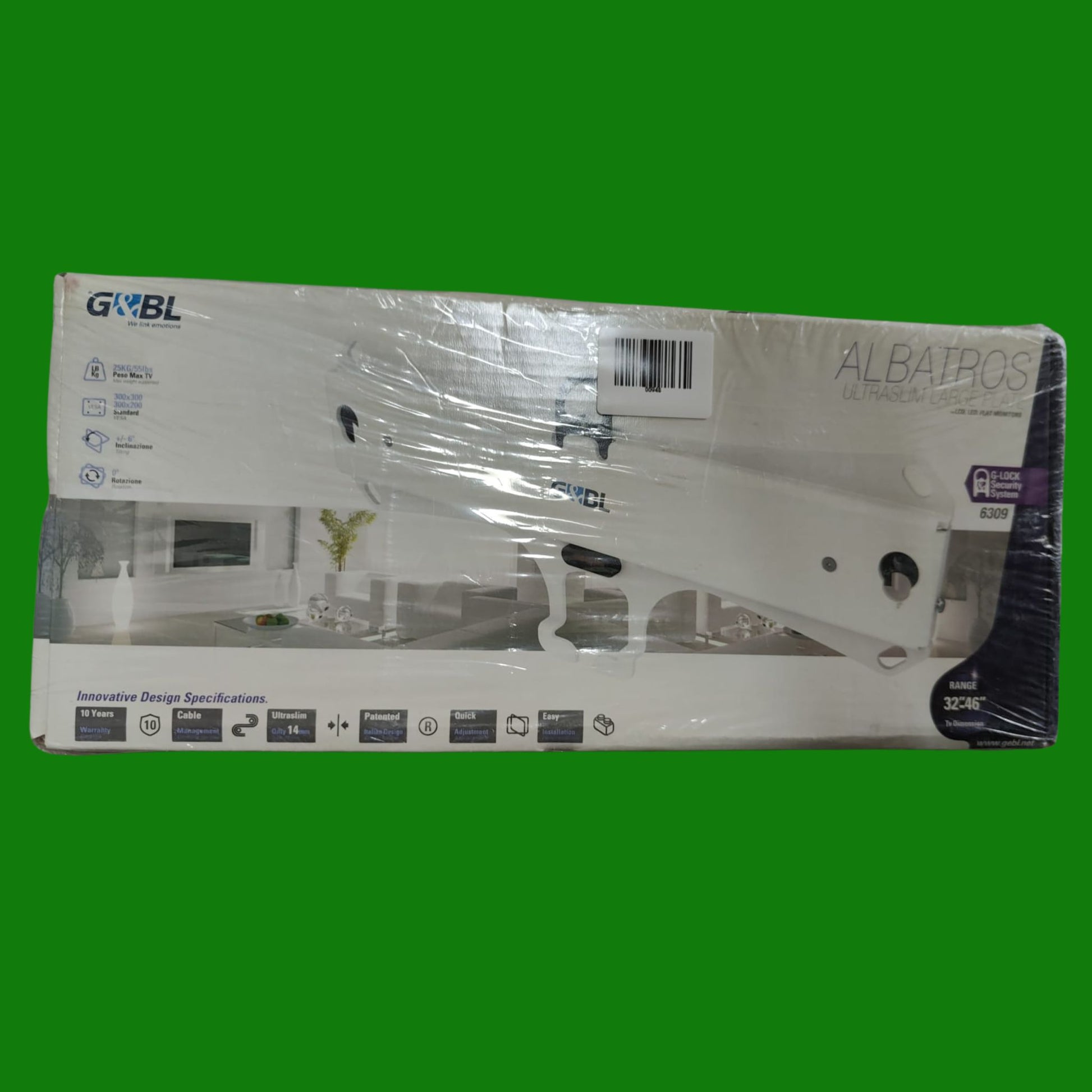 G&BL 6309 Supporto a Muro per TV, Serie Oceans Vesa, 300x300