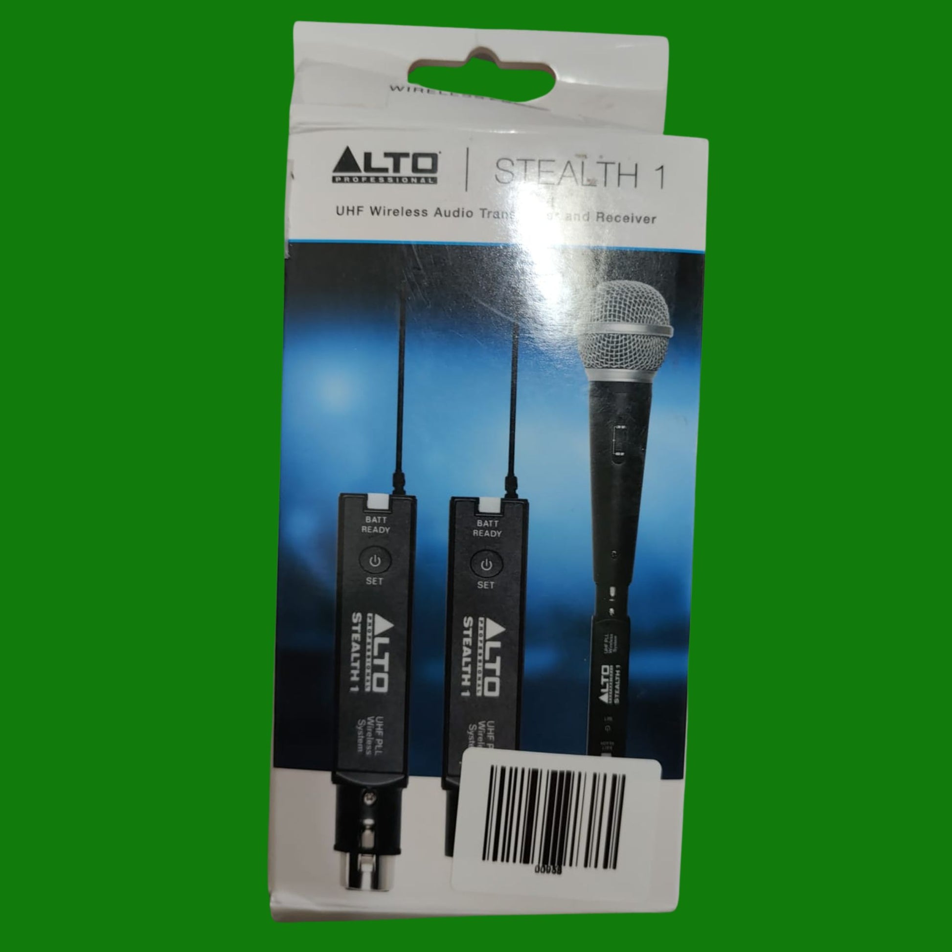 LTO Stealth 1 - Sistema Audio Wireless UHF XLR Mono, Trasmettitore e Ricevitore per Casse Amplificate
