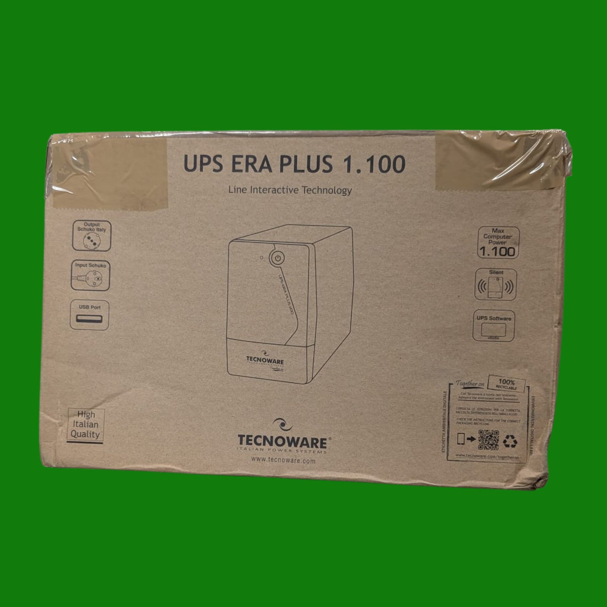 Tecnoware UPS 1100VA per PC/Modem, NO Gaming NO Console