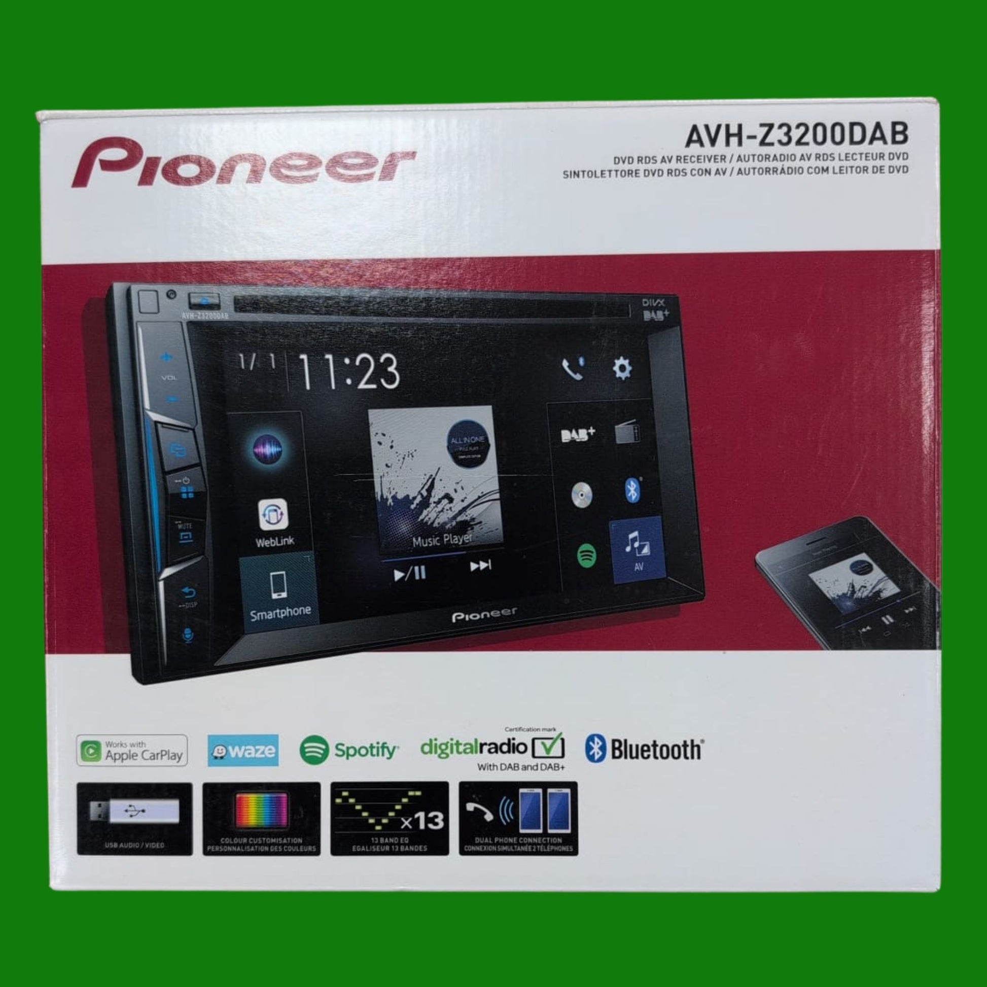 autoradio 2 din AVH-A3200DAB 2 Pioneer AVH-Z3200DAB