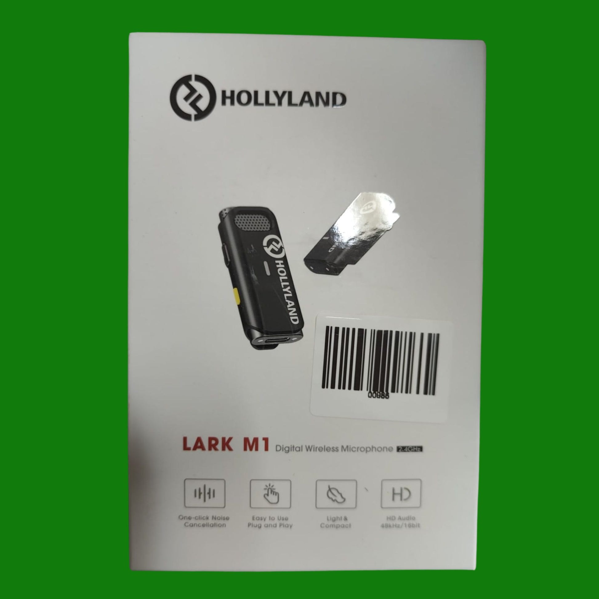 Hollyland Lark M1 Sistema di Microfoni Wireless Lavalier (1TX+1RX)