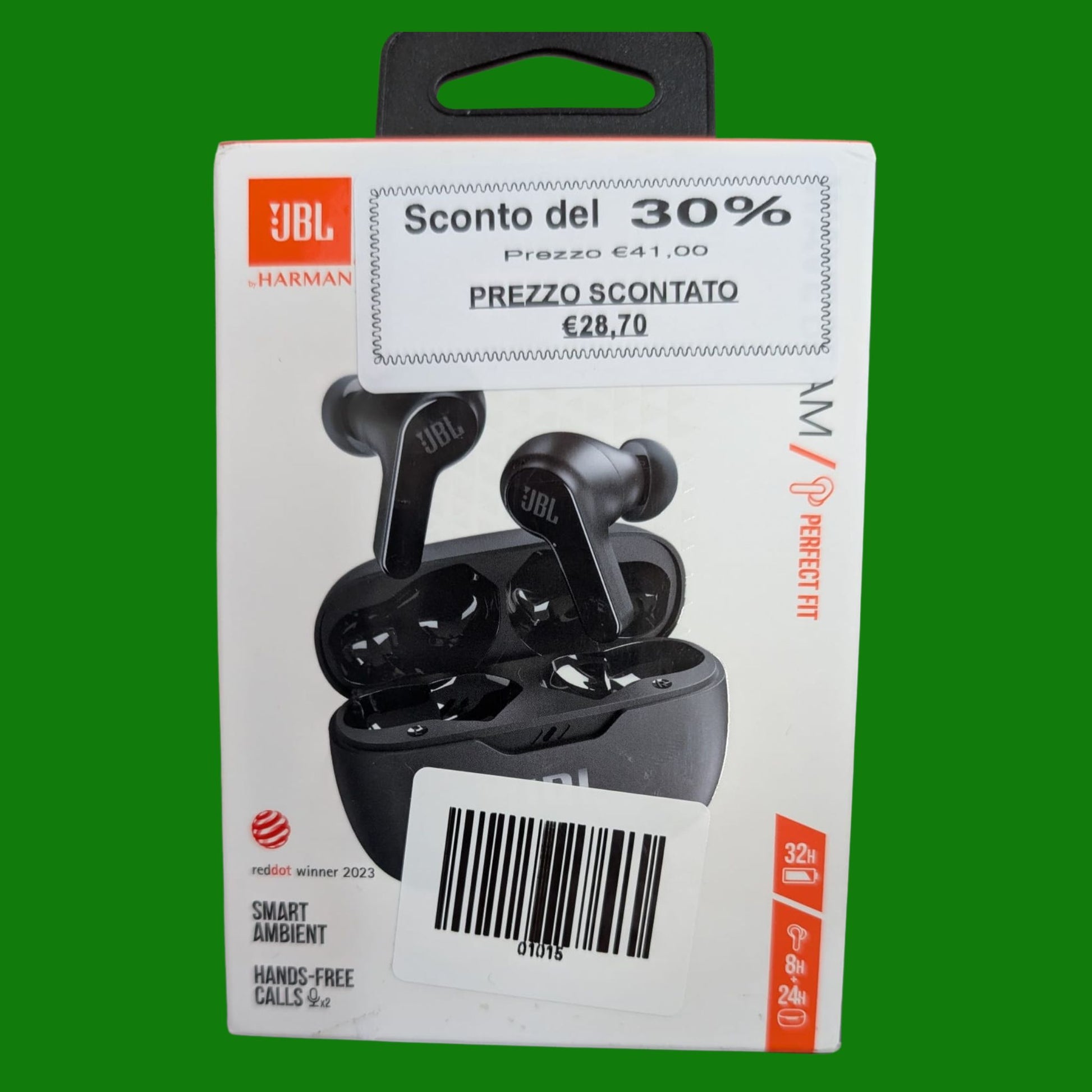 JBL Wave Beam Auricolari Wireless In-Ear Bluetooth, Waterproof IP54