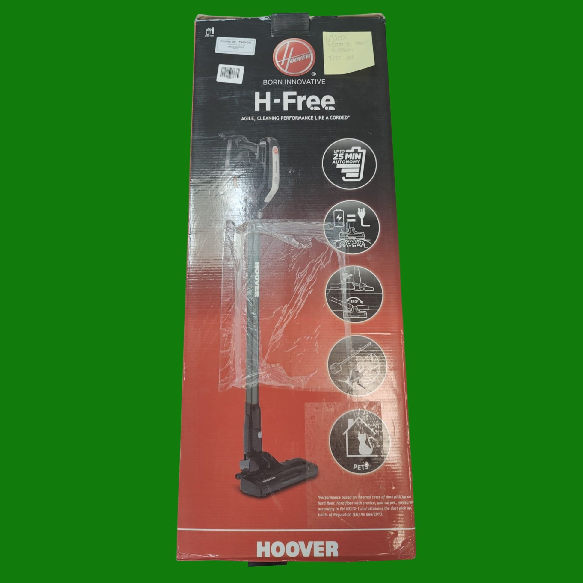 Hoover HF18HPT 011 H-Free - Scopa Ricaricabile Senza Filo 2 in 1