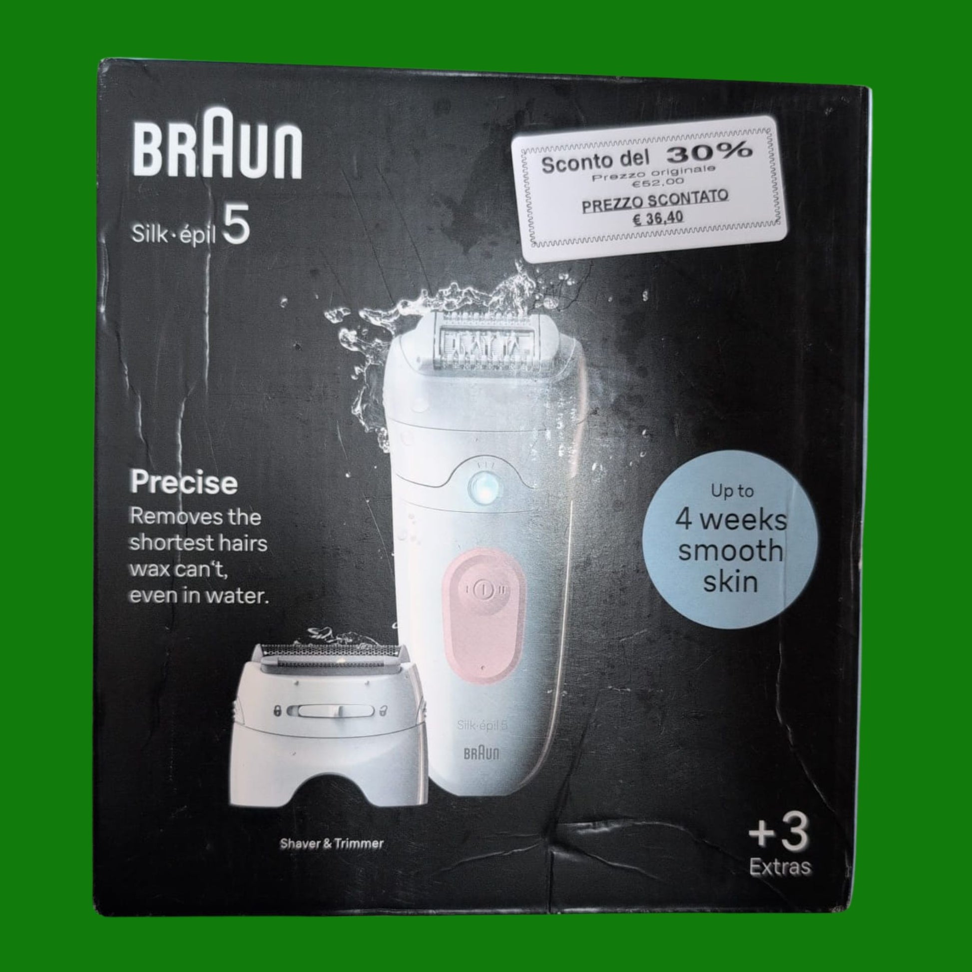 Braun Silk-épil 5 Depilatore Donna, Epilatore Elettrico Donna Per Una Epilazione Semplice, Wet & Dry,