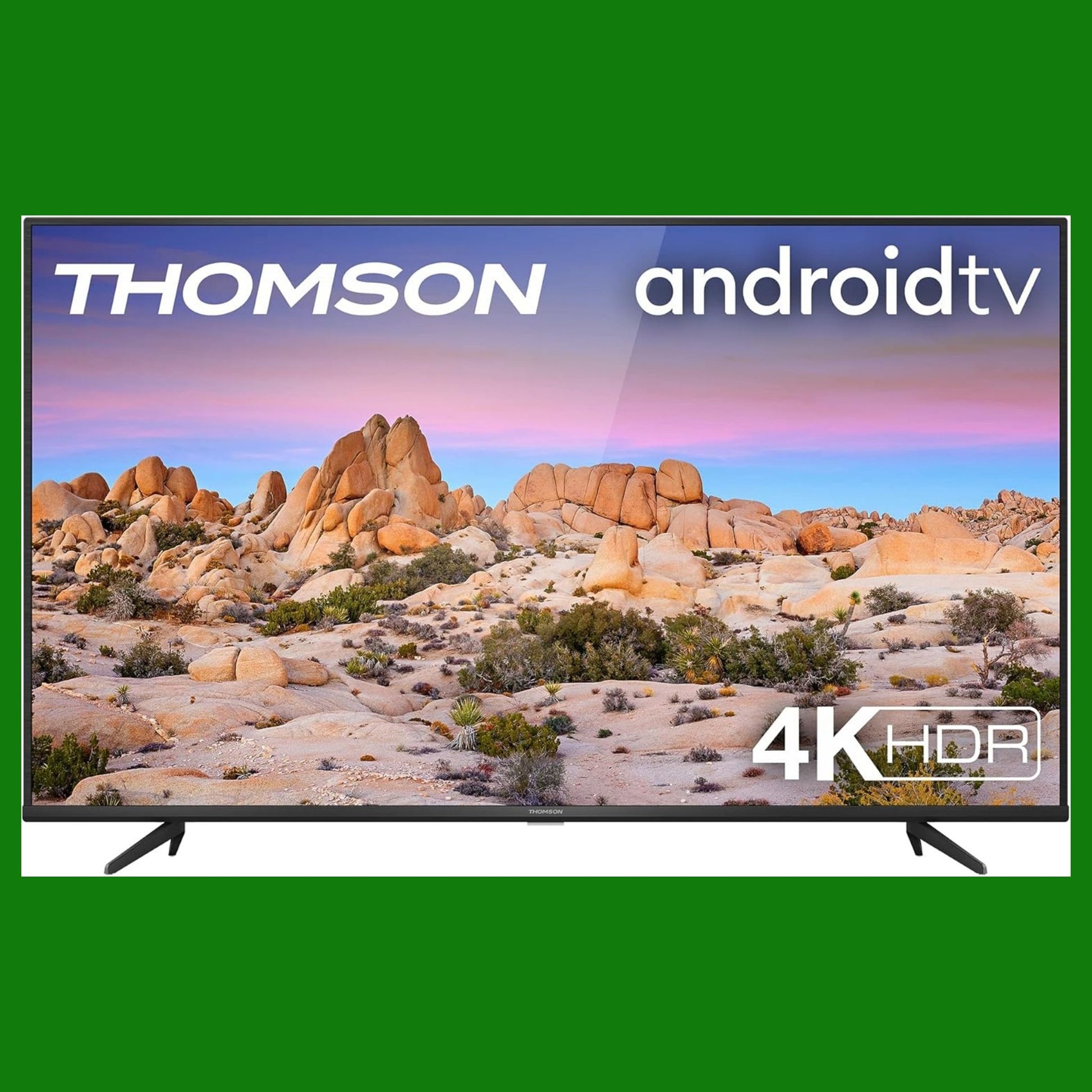 THOMSON 43UG6400 TV 43 Pollici, 4K HDR, Ultra HD, Smart TV Android, Design Sottile