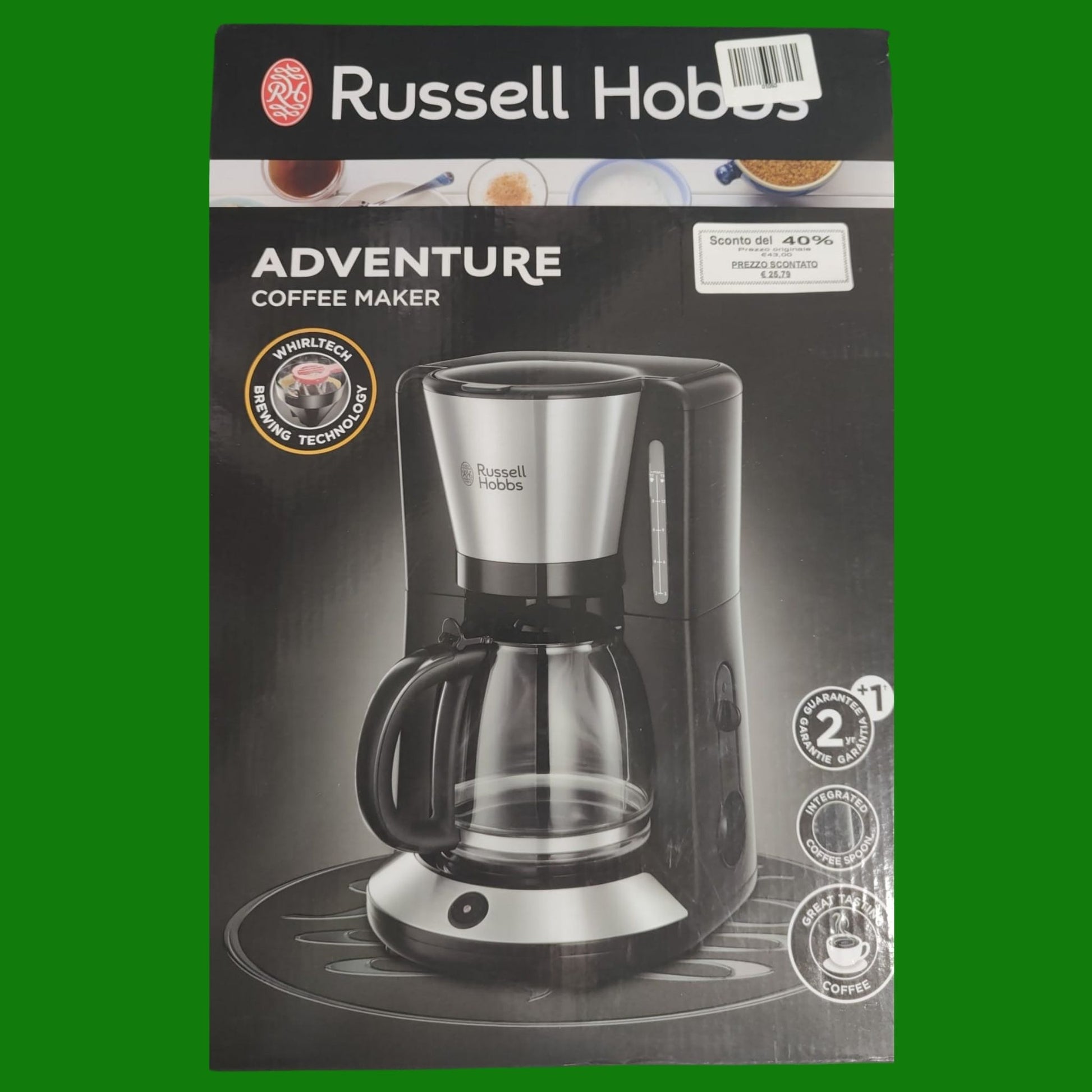 Russell Hobbs Macchina Caffè Americano - Con Filtro per Estrazione e Aroma ottimali