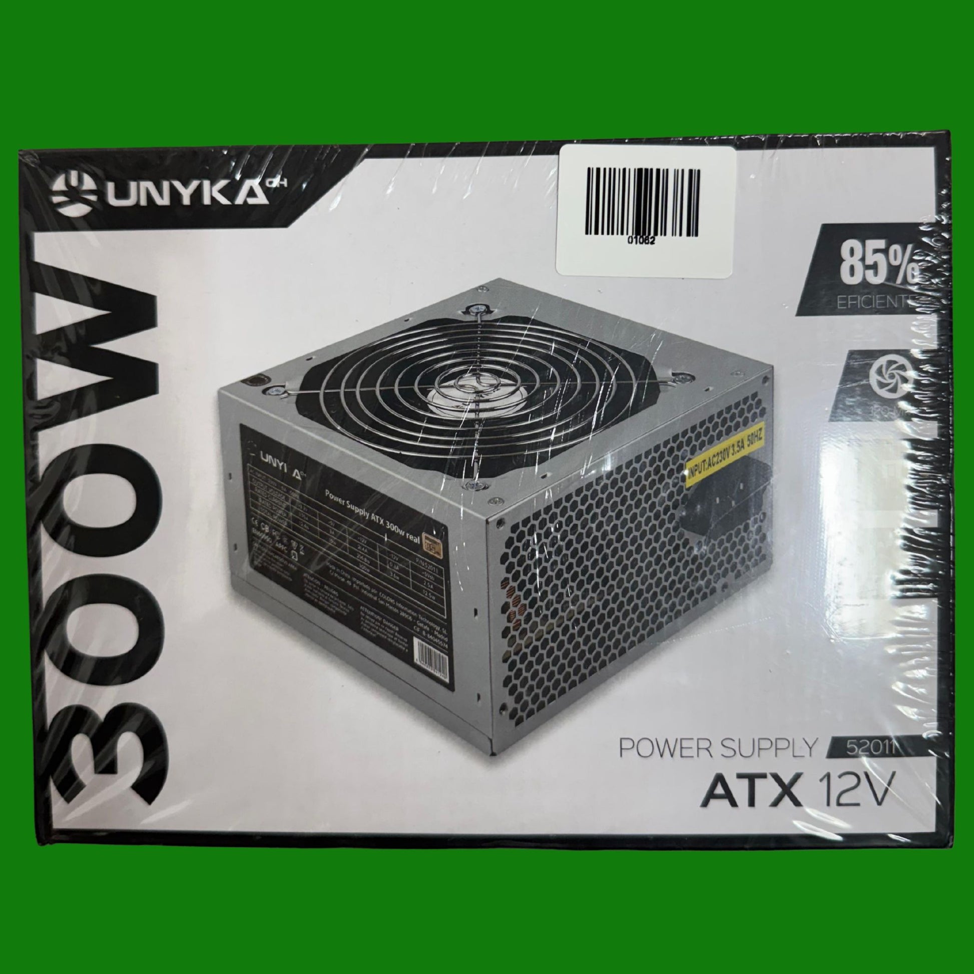 UNYKAch ATX 300 W 300 W ATX alluminio – Alimentatore di rete, 300 W