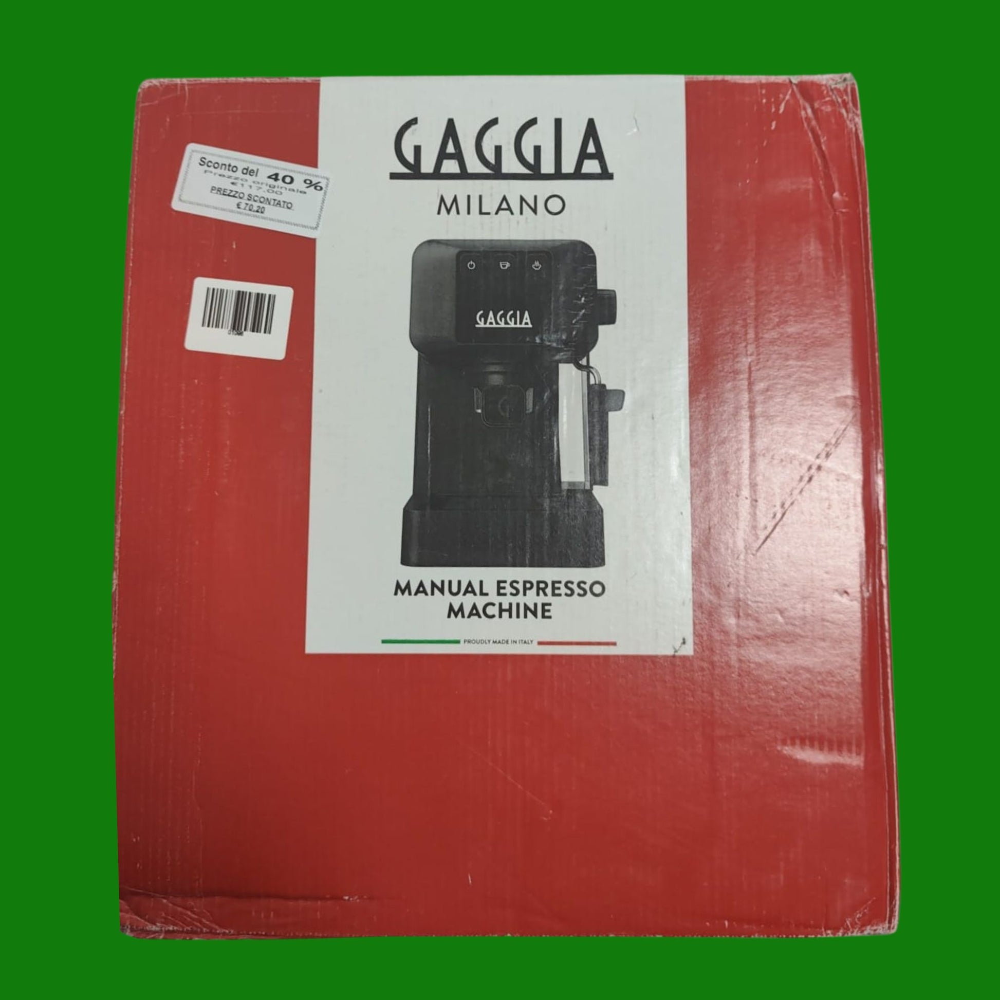 Gaggia EG2109 ORANGE Macchina Manuale da Caffè Espresso
