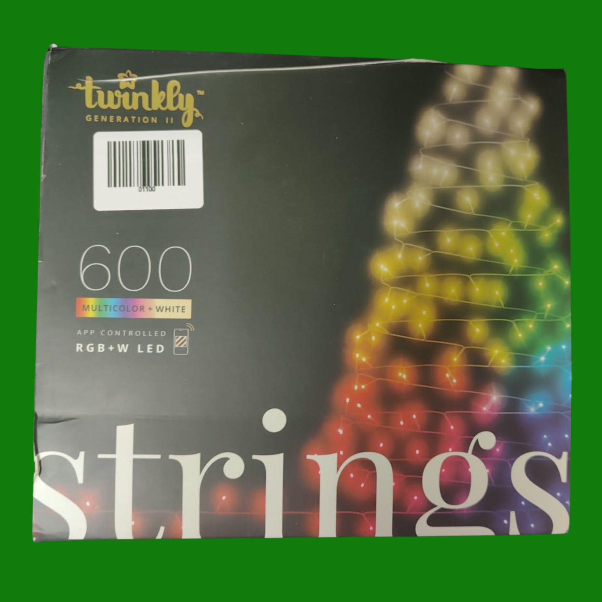 Twinkly Strings 600 LED RGB+Bianco, Striscia di Luci LED per Esterno e Interno