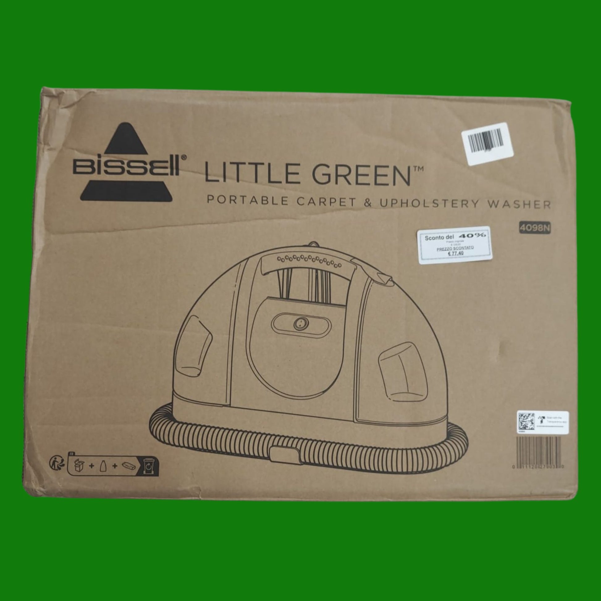 BISSELL Little Green, Lavatappeti, Lavatappezzeria per Macchie Quotidiane e Sporco