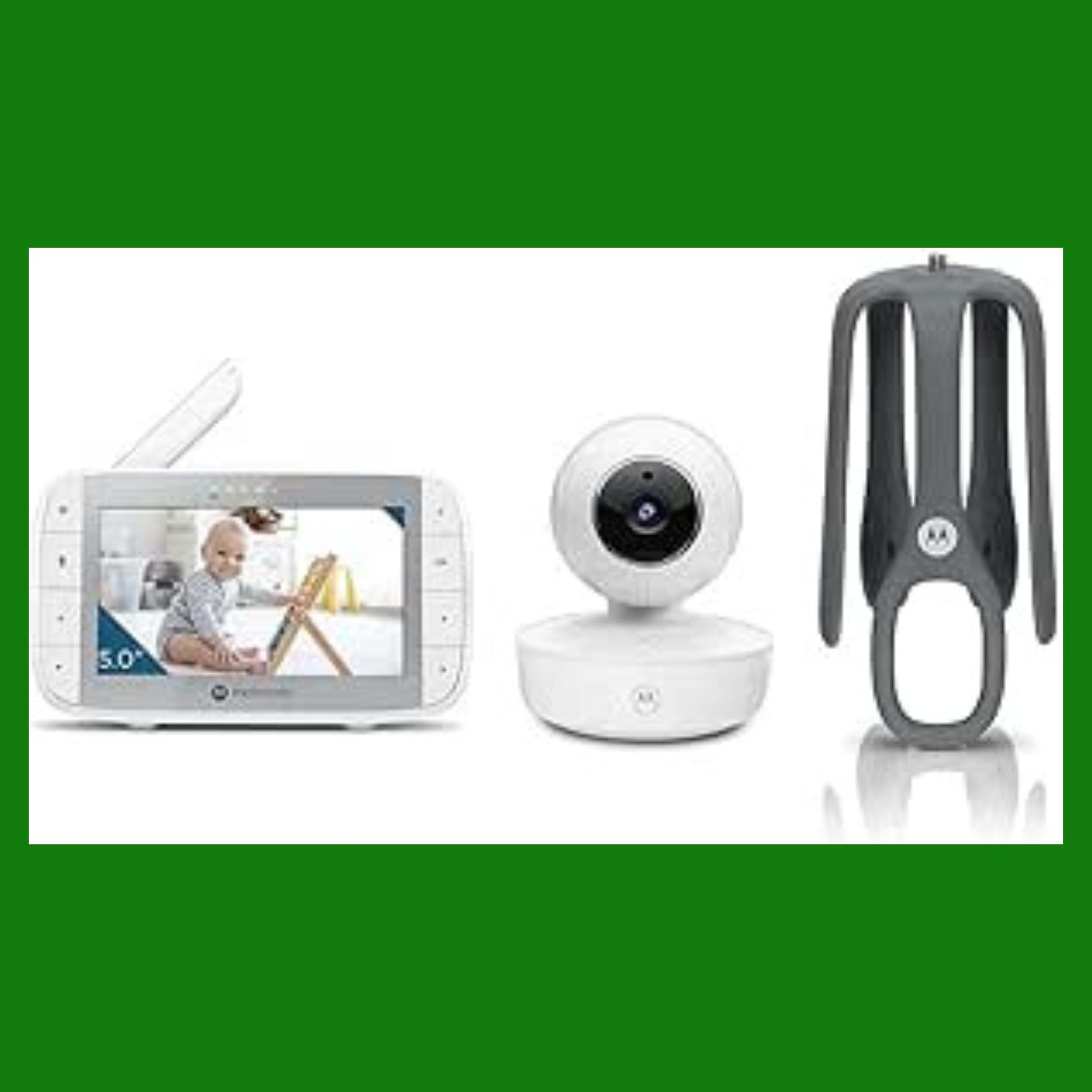 Motorola Nursery VM55 - Telecamera Babyphone - Visione notturna - Schermo LCD da 5 pollici