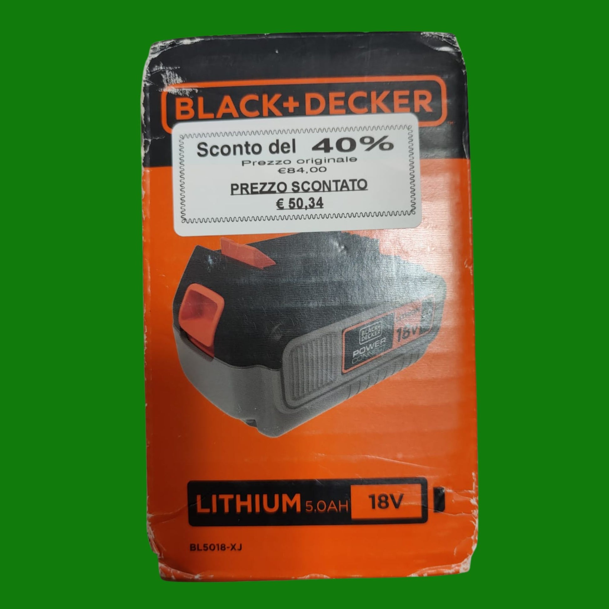 BLACK+DECKER BATTERIA LITIO 18 V -5.0 Ah BL5018-XJ