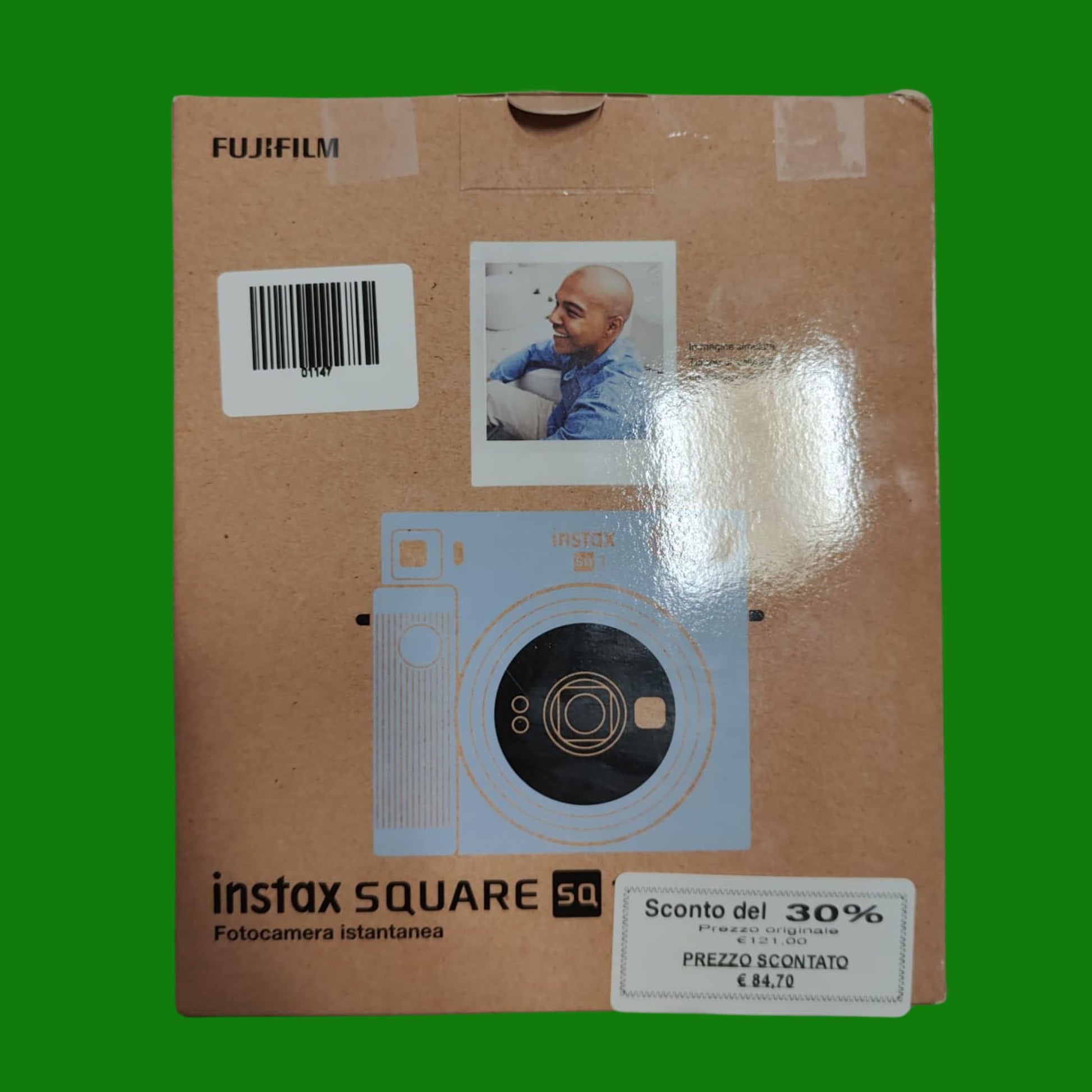Fujifilm instax SQUARE SQ 1 Glacier Blue - Fotocamera a sviluppo istantaneo