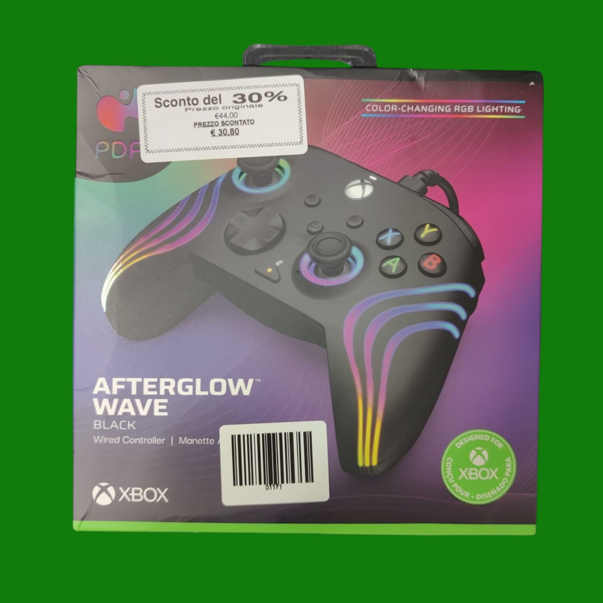 JOYPAD Wired Afterglow Controller Wave Black - Xbox Series X