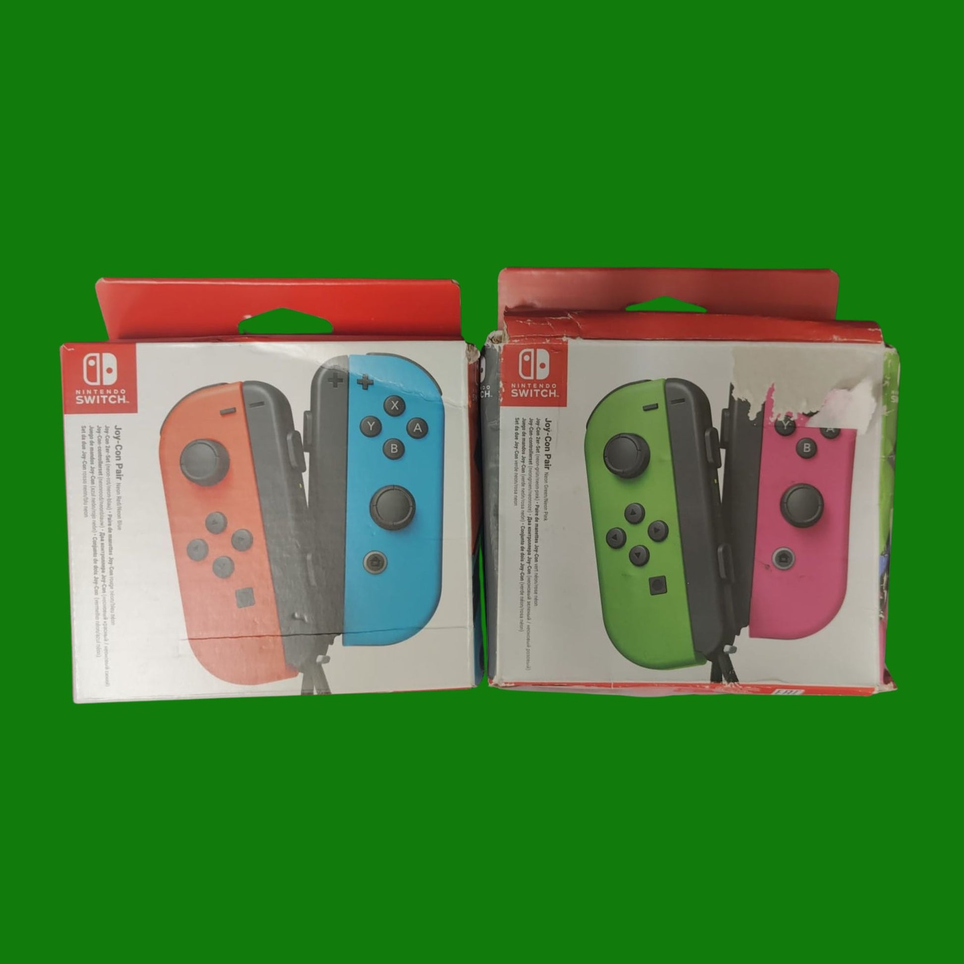 Nintendo Switch: Set Da Due Joy-Con, Verde/Rosa Neon OPPURE BLU E ROSSO