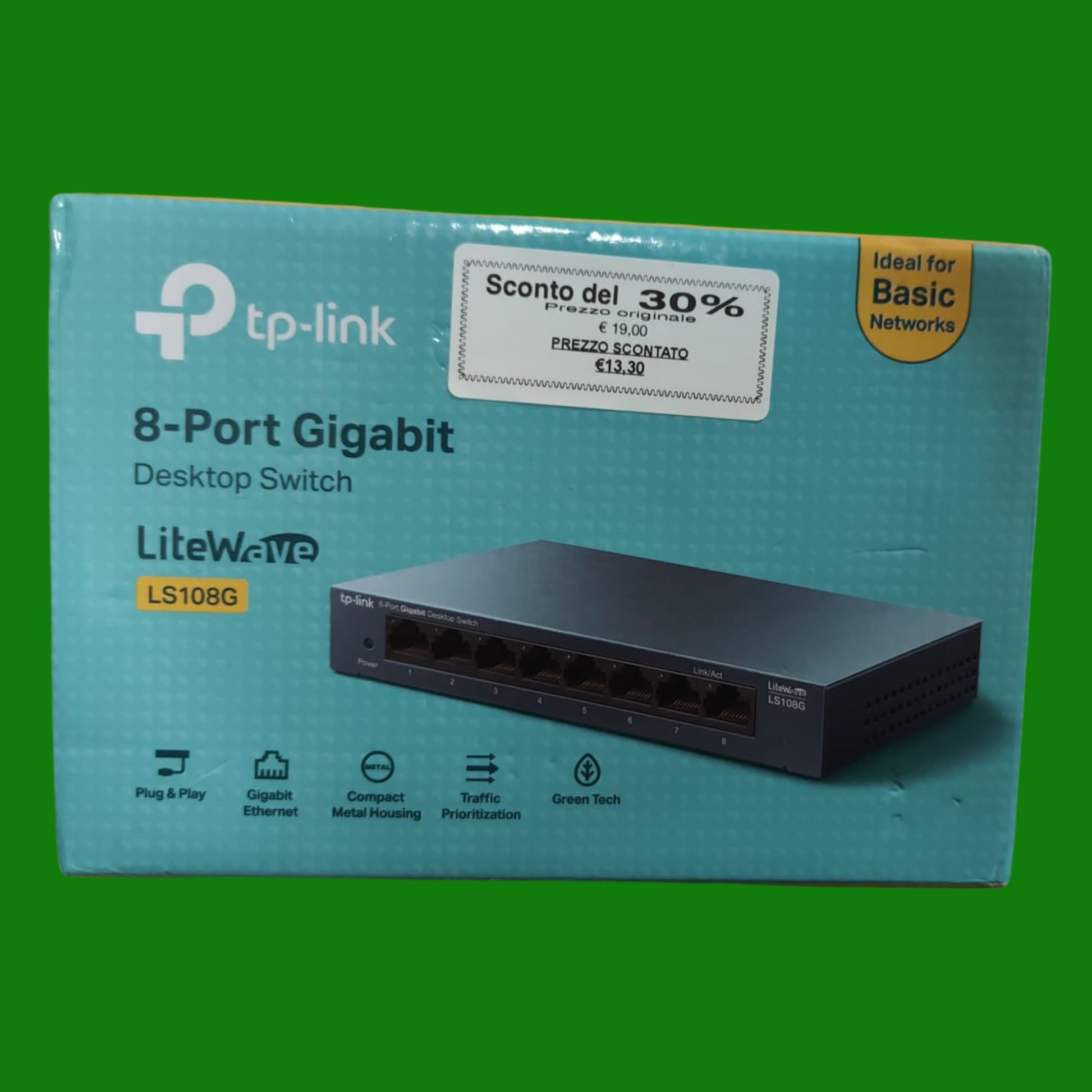 TP-Link LS108G Switch Ethernet 8 Porte Gigabi
