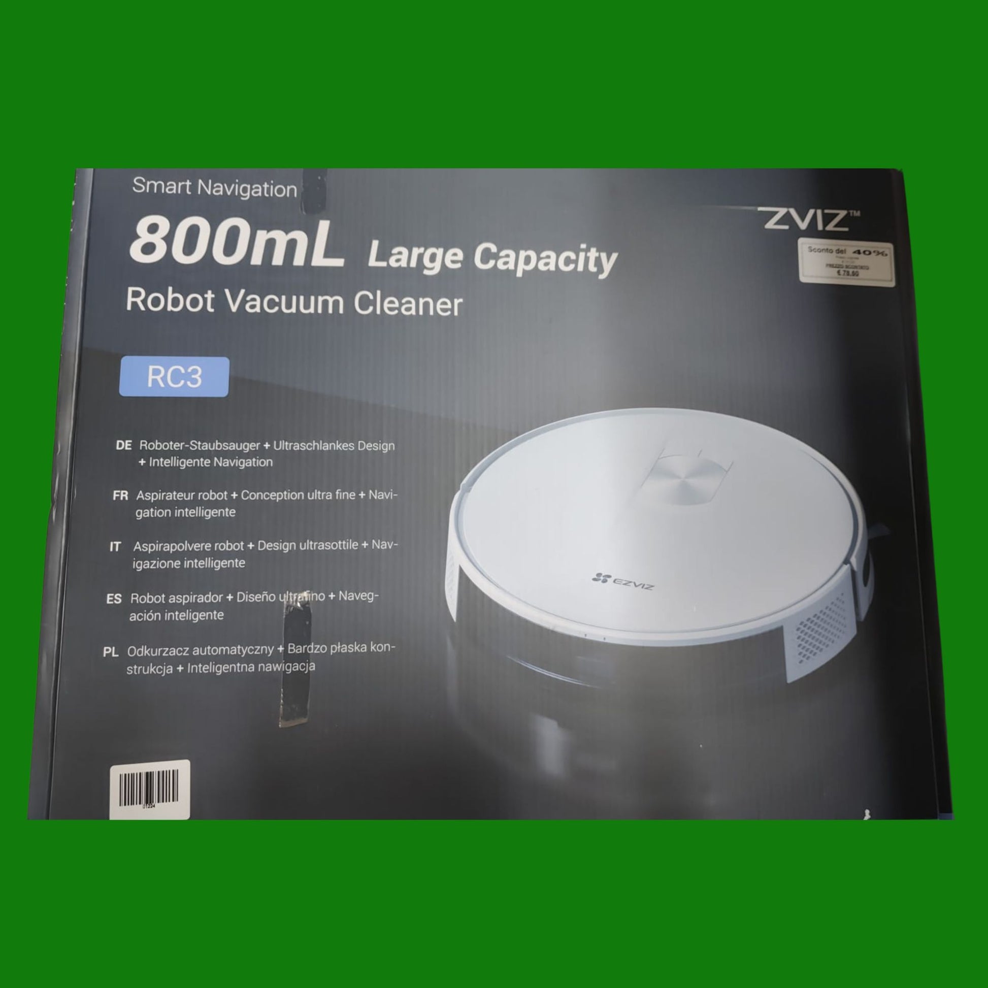 EZVIZ RC3 ROBOTTINO 800ML