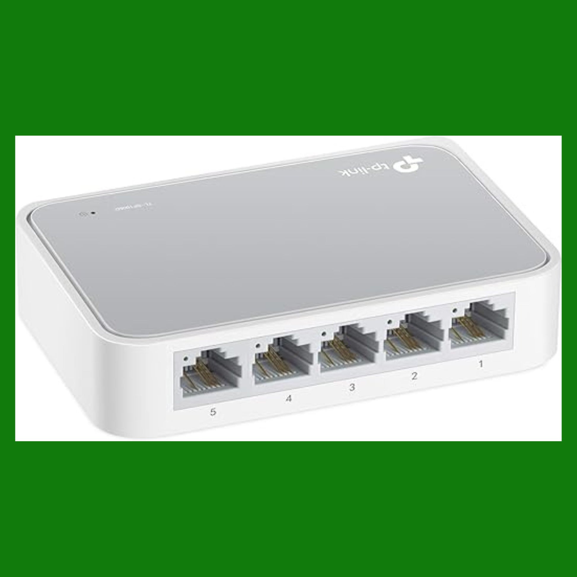 TP-Link TL-SF1005D Switch Desktop, 5 Porte RJ45 10/100 Mbps, Plug & Play