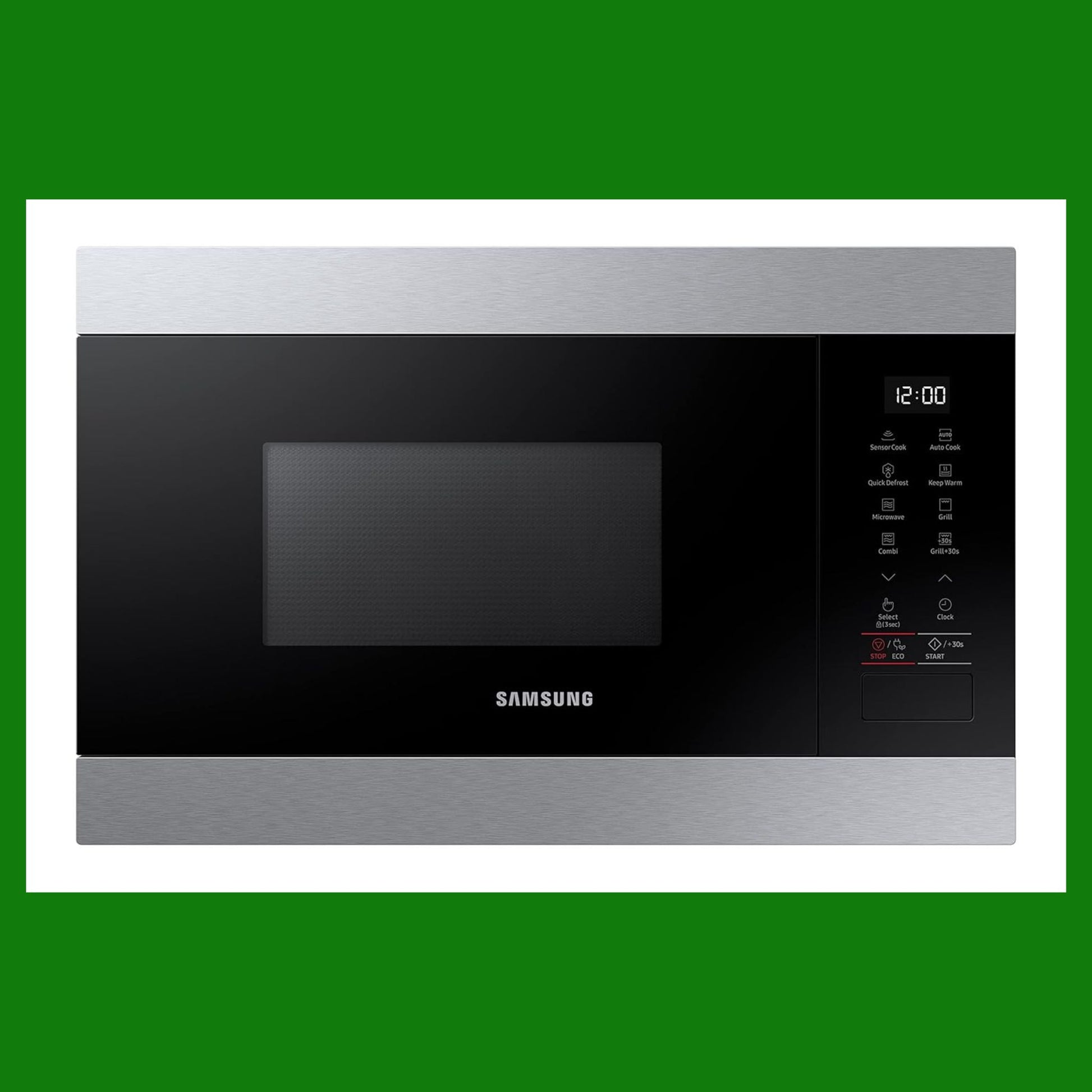 SAMSUNG MG22M8274CT MICROONDE DA INCASSO CON GRILL 22 L 1300 W NEGRO