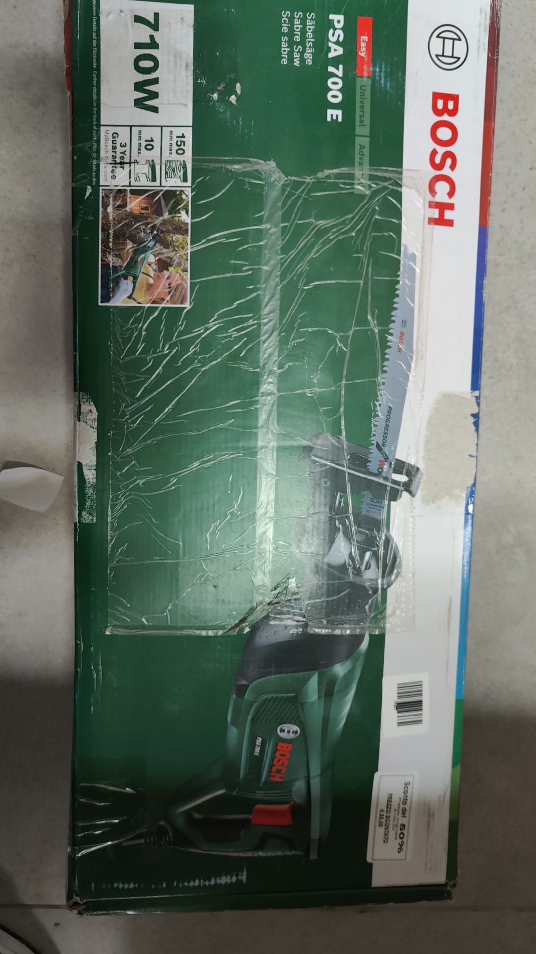 Bosch Hobby PSA 700 E Seghetto dritto 710 W