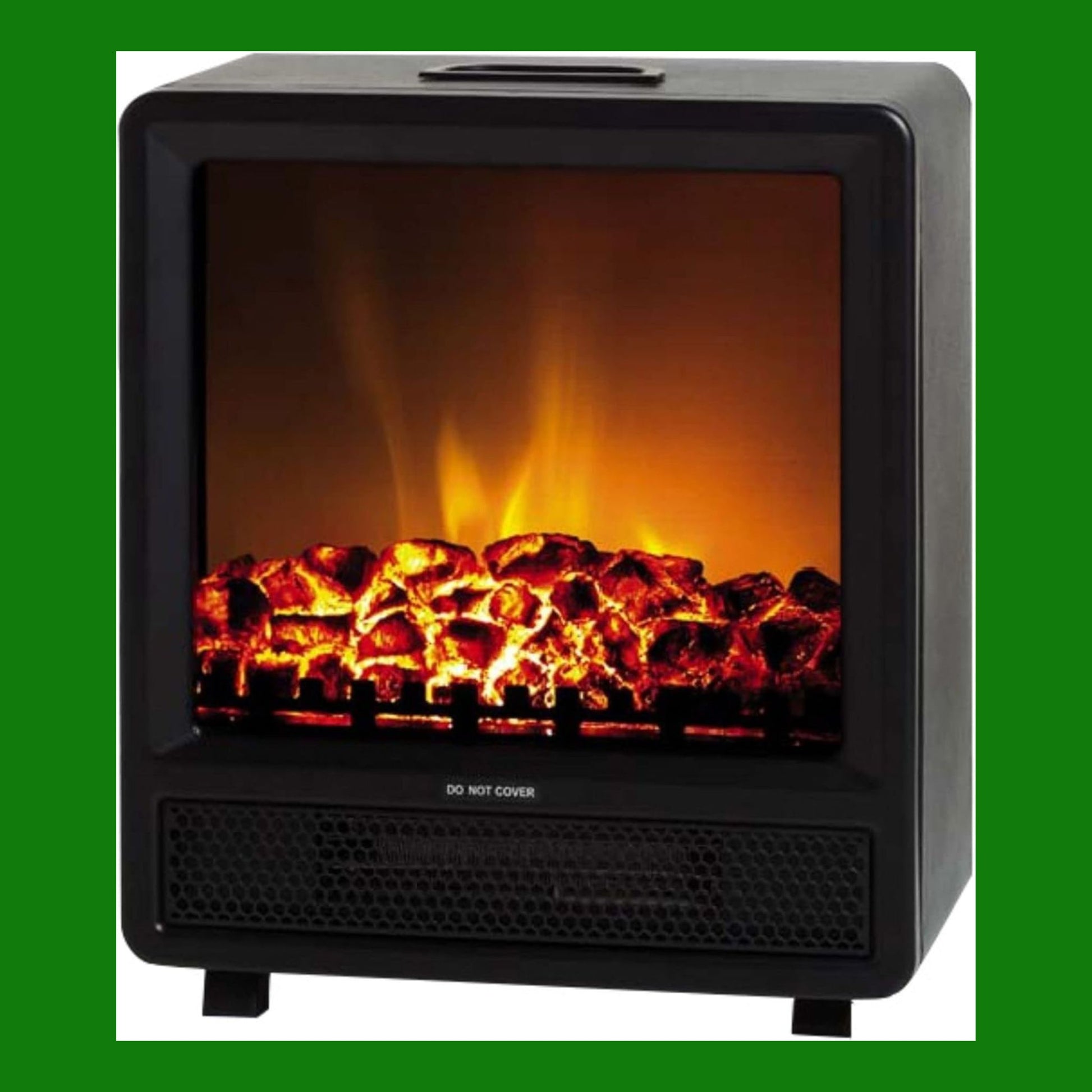 ARDES - AR350 Camino Elettrico Effetto Legna Ardente CAMINO' SQUARE, Caminetto Elettrico Effetto Fiamma Regolabile e Termostato