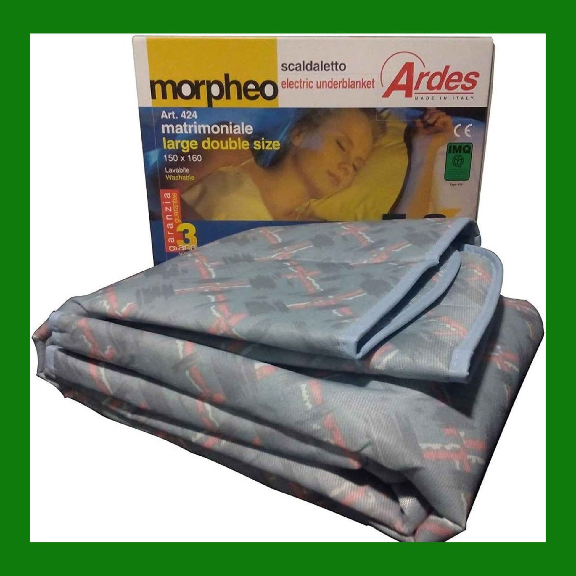 Ardes Medicura AR424 Termocoperta Scaldaletto Matrimoniale Morpheo 100% Poliestere